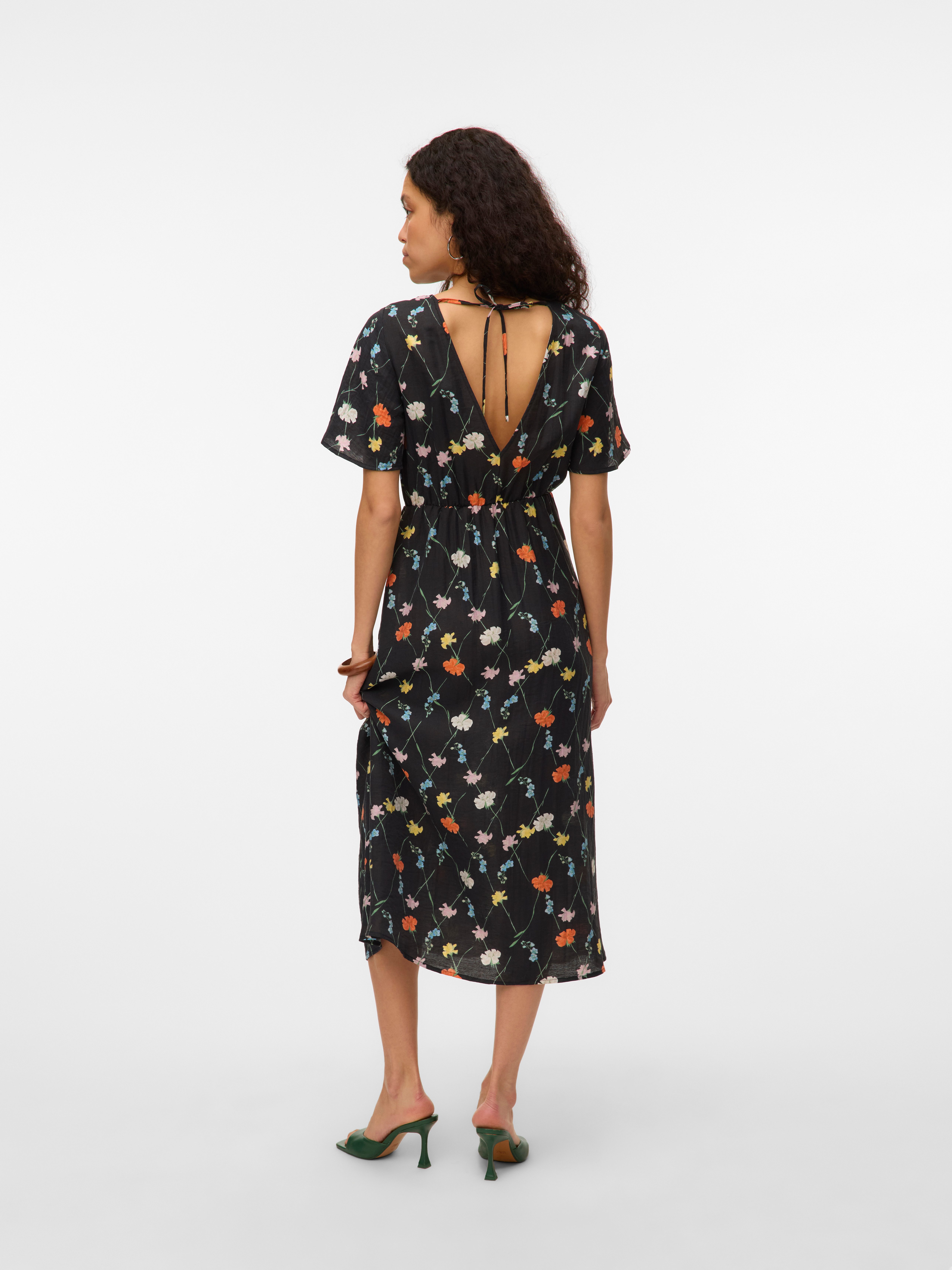 Vero Moda Zomerjurk VMFLORA OLGA SS 7/8 DRESS WVN GA