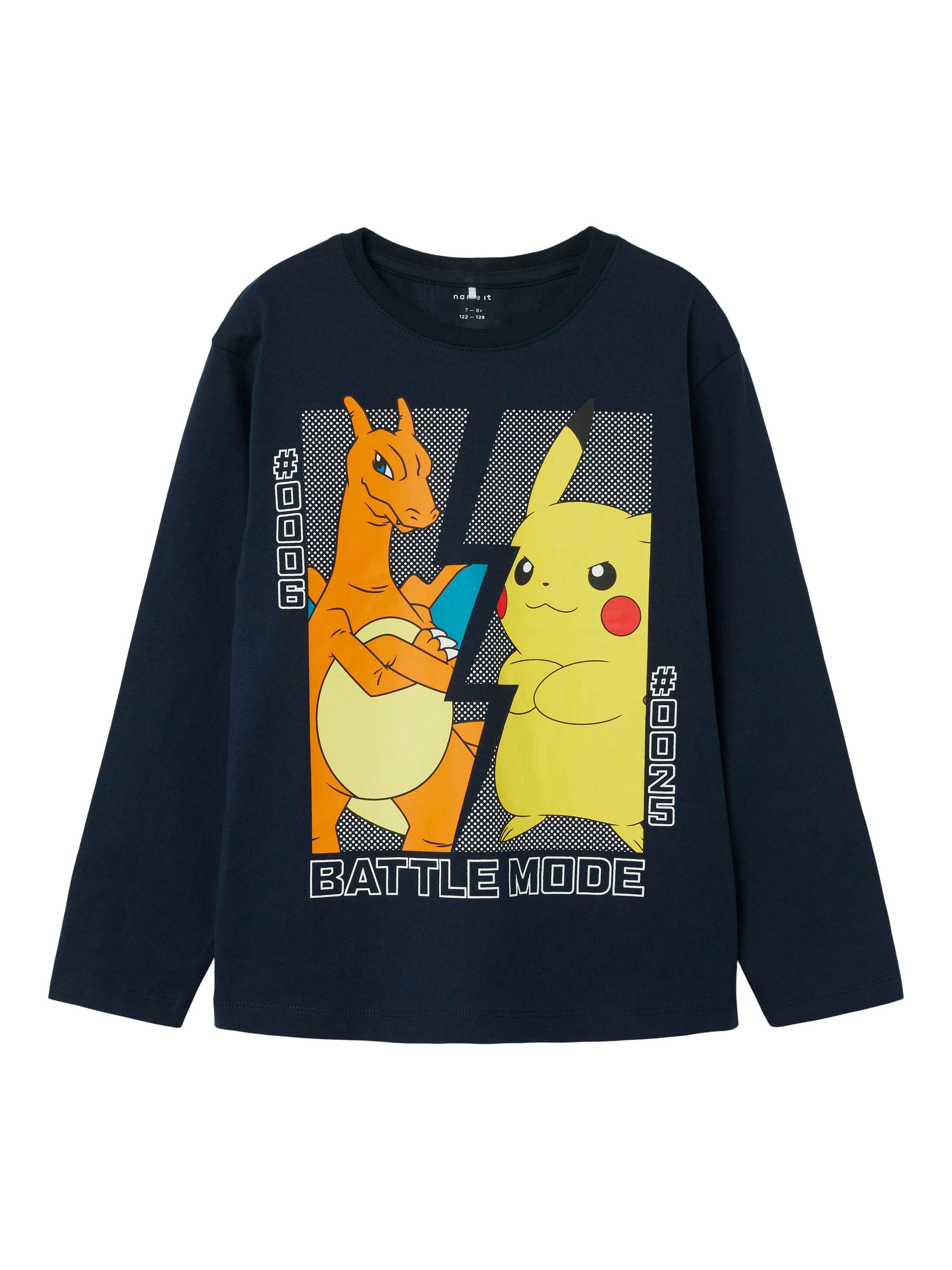 Name It Shirt met lange mouwen NKMAMAS POKEMON LS NREG TOP BOX NOOS SKY