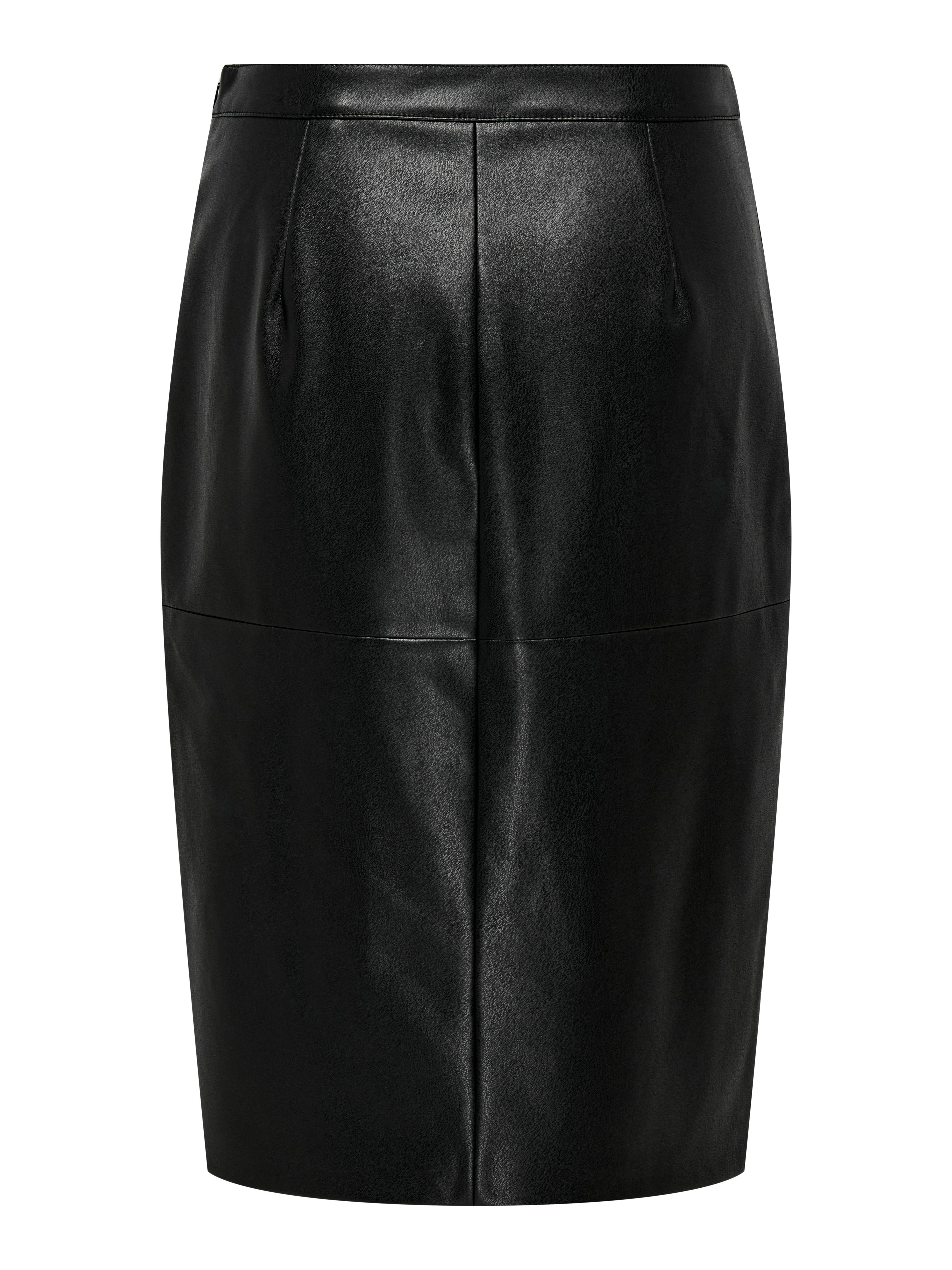 Only Imitatieleren rok ONLOLINE FAUX LEATHER SKIRT OTW NOOS