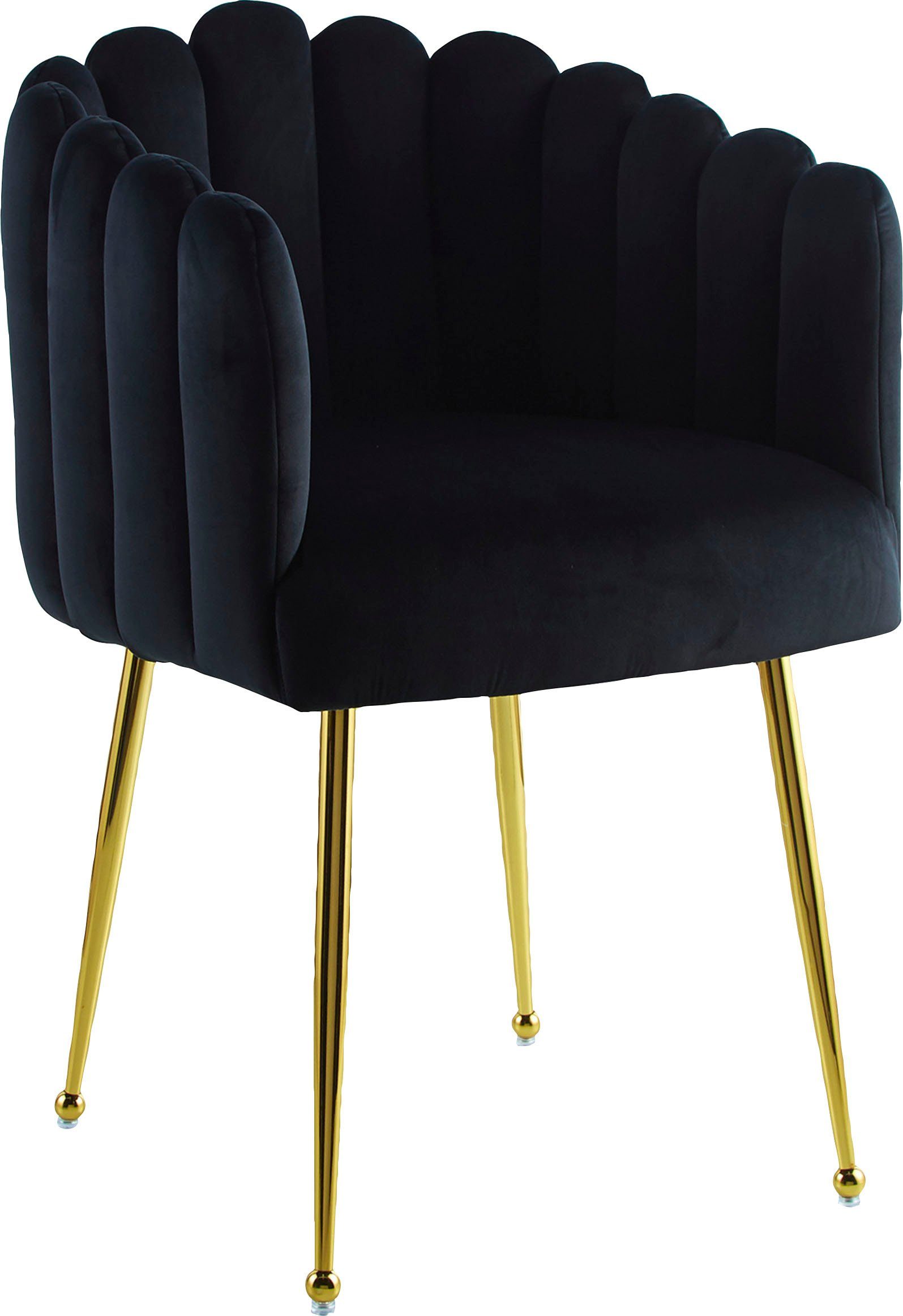 Kayoom Eetkamerstoel Stoel Mucha, decoratieve luxe stoel fluweelzachte bekleding, aantrekkelijk, verkrijgbaar in edele kleuren (1 stuk)