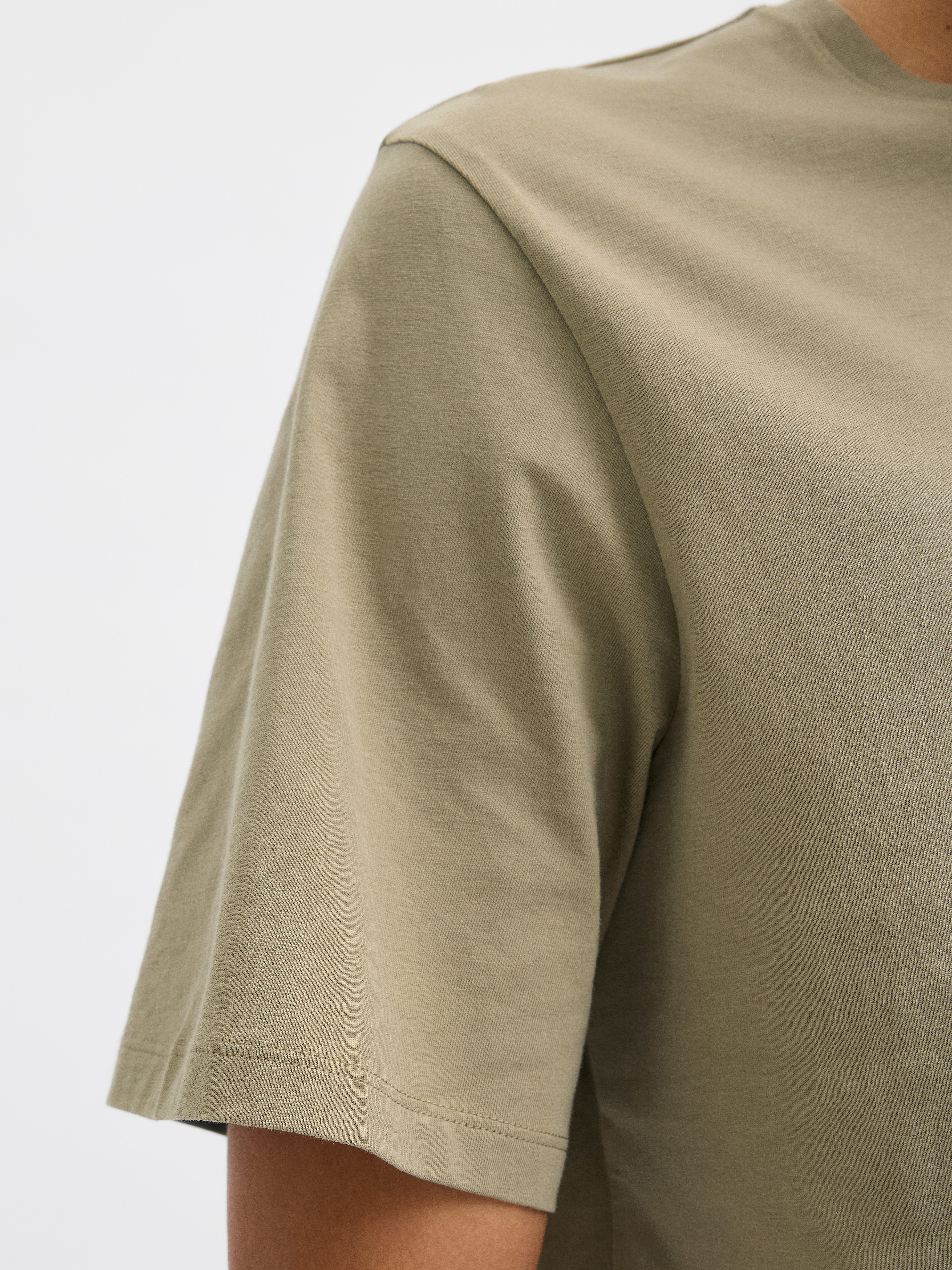 Jack & Jones Shirt met ronde hals JJEORGANIC BASIC TEE SS O-NECK NOOS