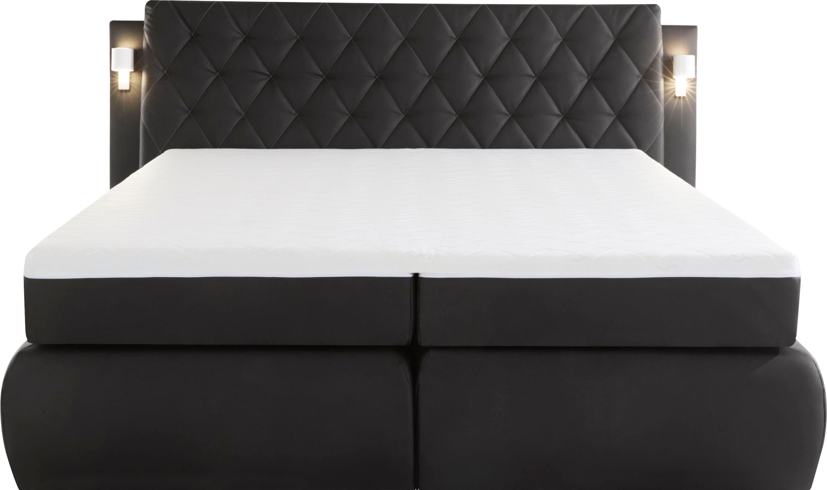 COLLECTION AB Boxspring inclusief bedkist, ledverlichting en topmatras