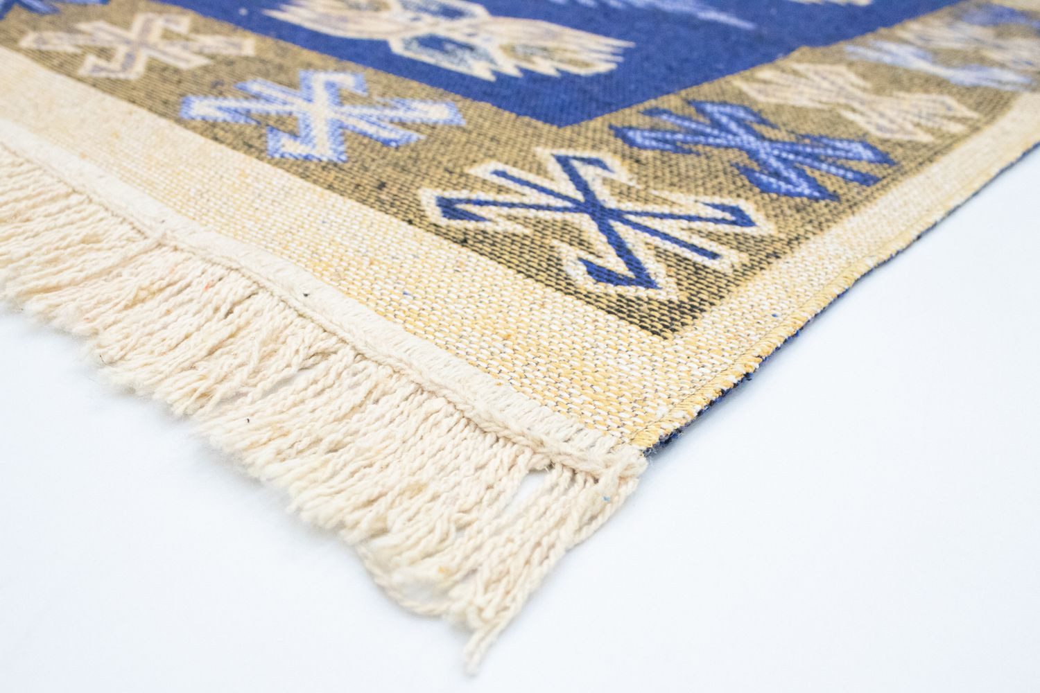 morgenland Wollen kleed Kelim tapijt - Trendy "Gizeh" loper