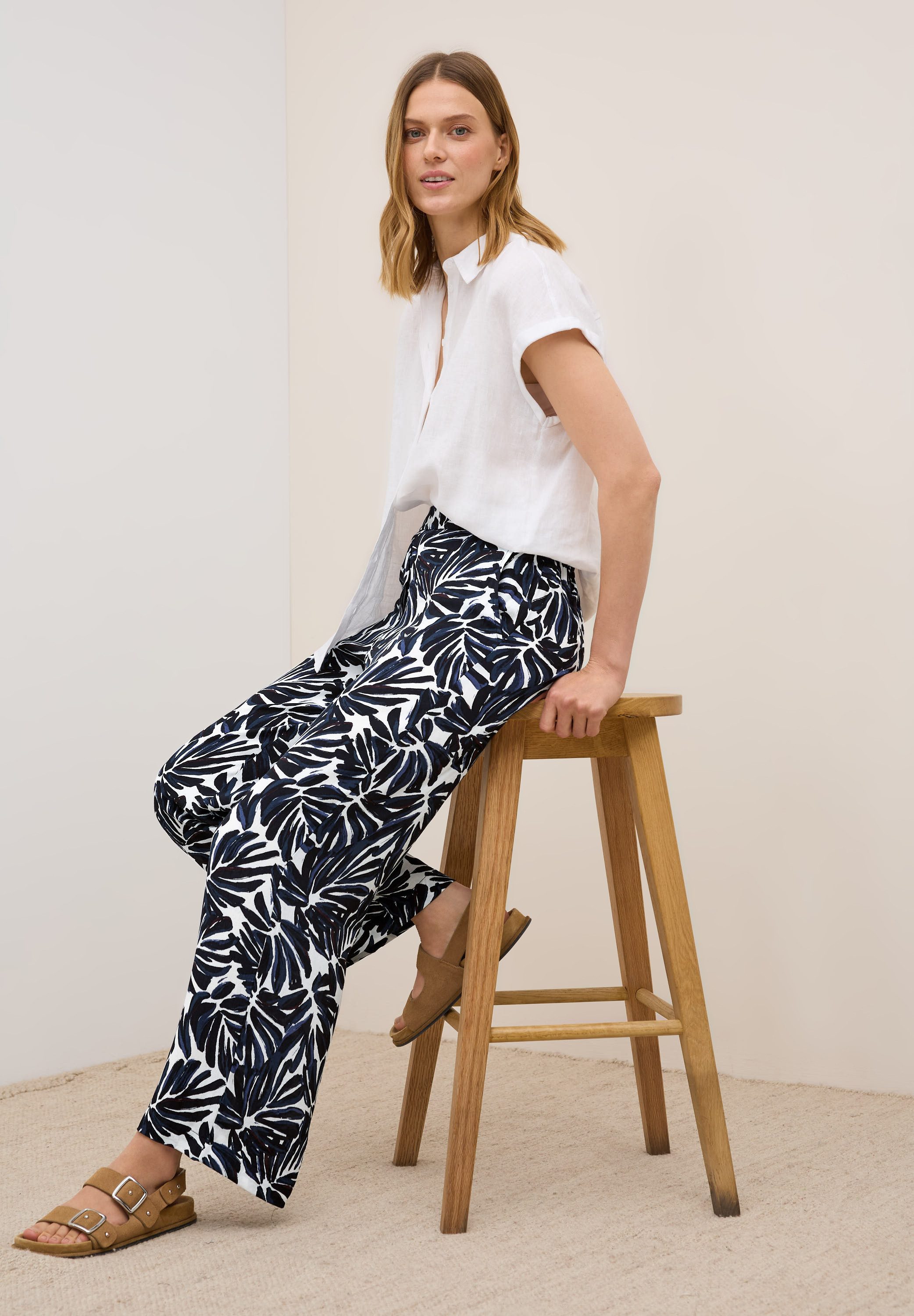 Cecil Stoffen broek Style Neele