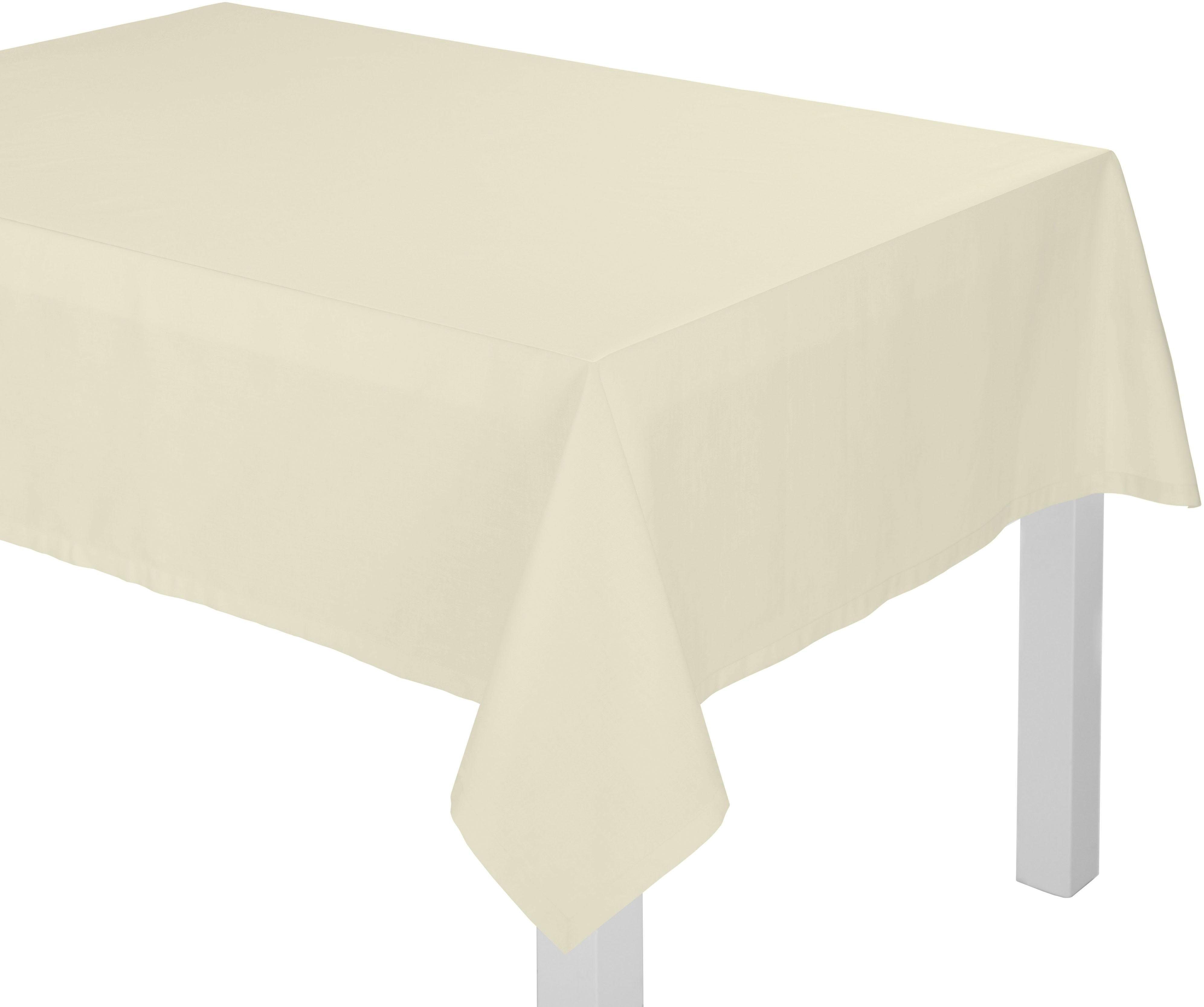 Wirth Tafellaken Peschiera (1 stuk) tafelkleden maat 130 cm x 160 cm wit