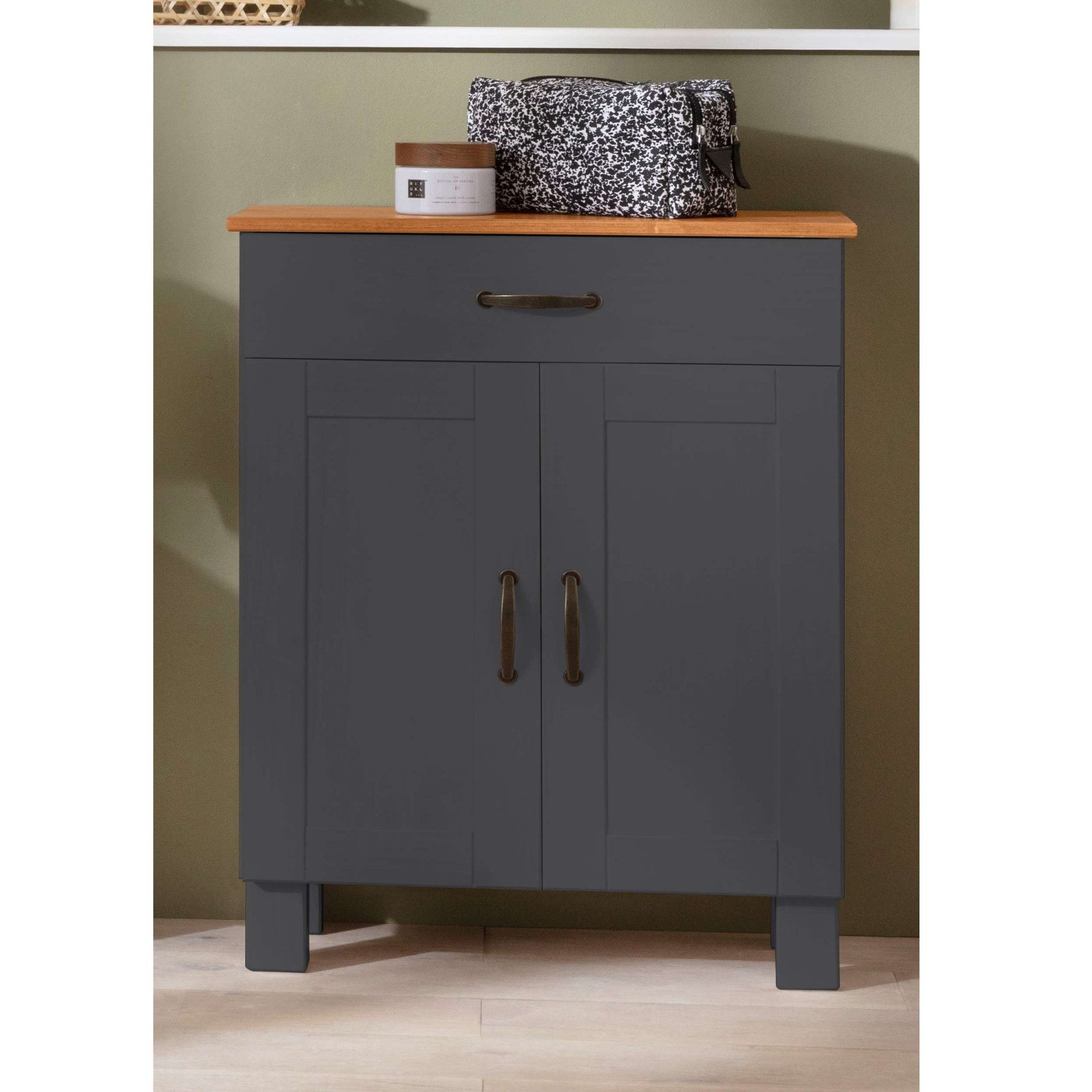 Home affaire Onderkast Rodby Massief, FSC®-gecertificeerd hout, breedte 60 cm, hoogte 80 cm