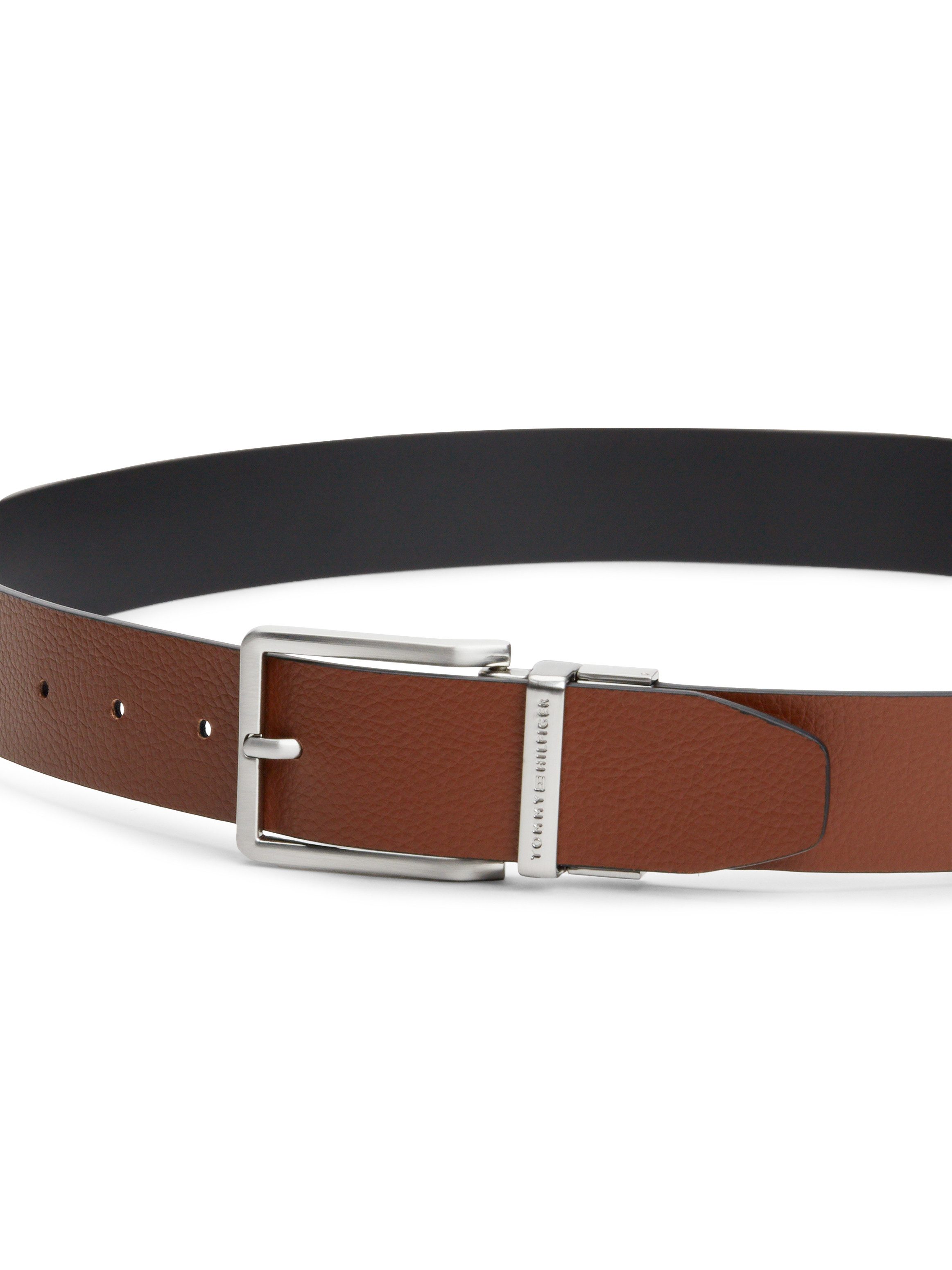 Tommy Hilfiger Leren riem Oliver Rev. 3.5 cm