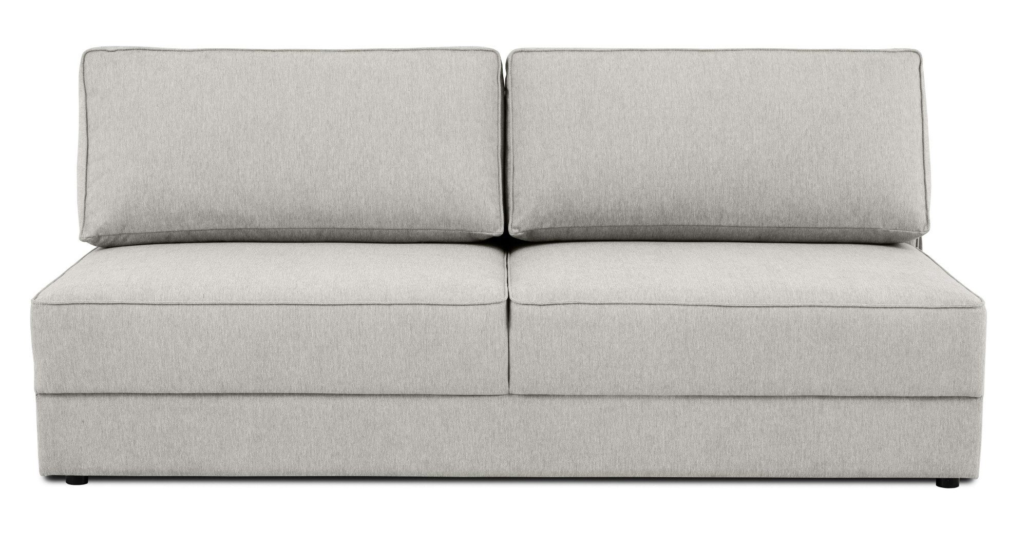 INOSIGN Slaapbank Simonton 3-zits, Breedte 202 cm Ligoppervlak 202x146 cm, incl. bedlade, zachte structuurstof