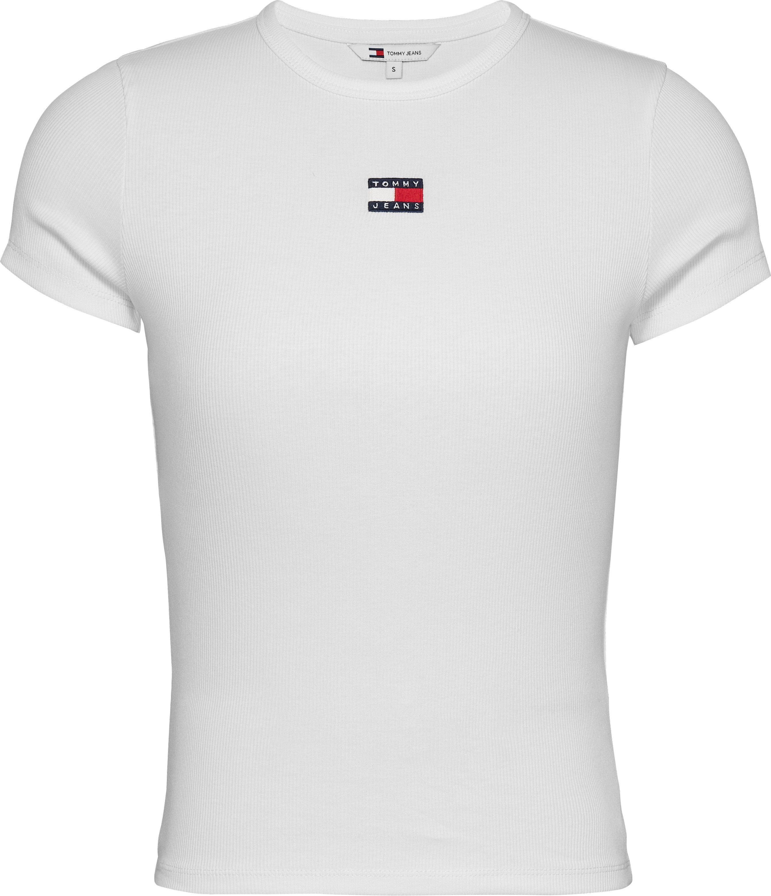 TOMMY JEANS T-shirt TJW SLIM BADGE RIB TEE