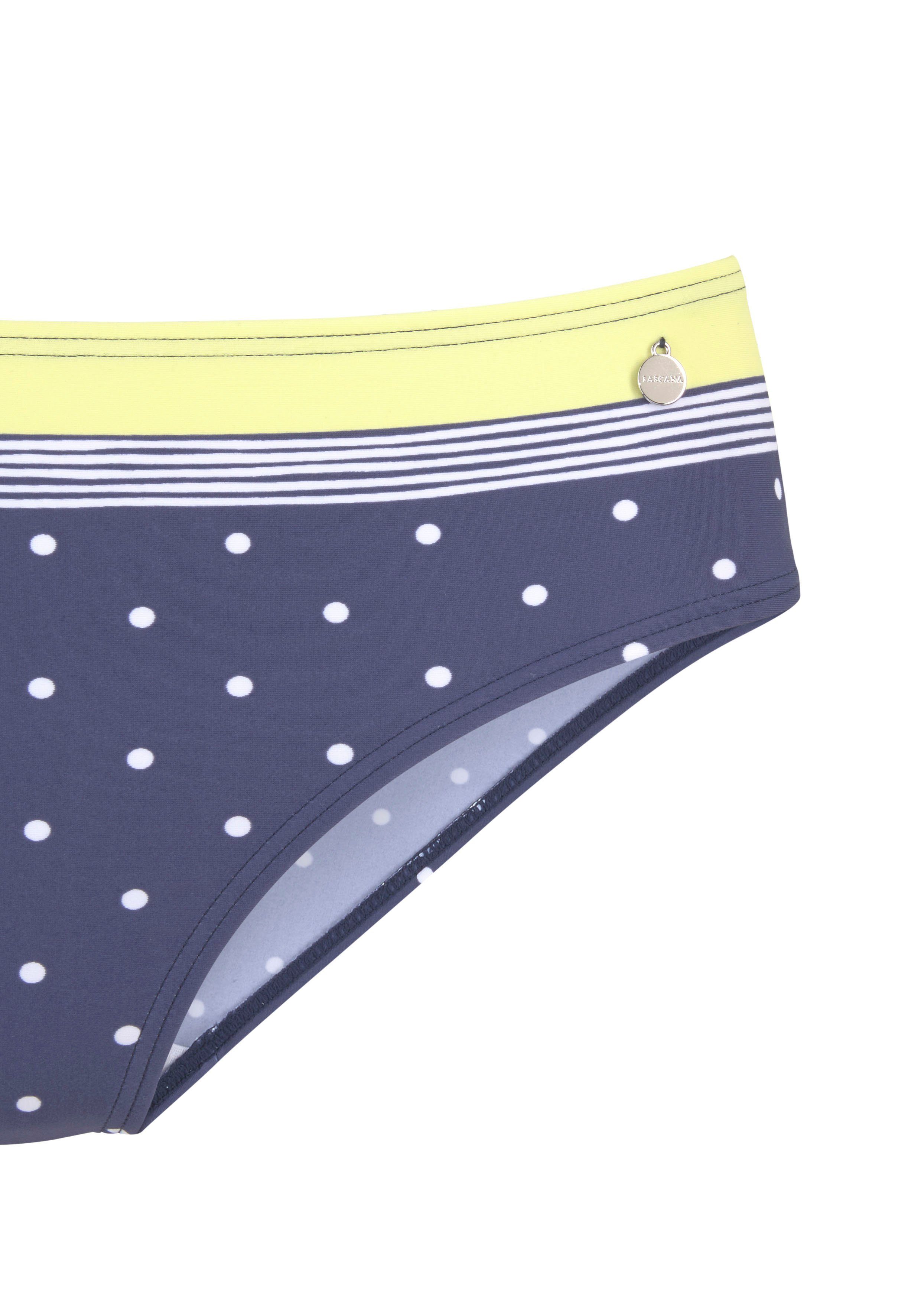 Lascana Bikinibroekje Monri met contrastkleurig detail