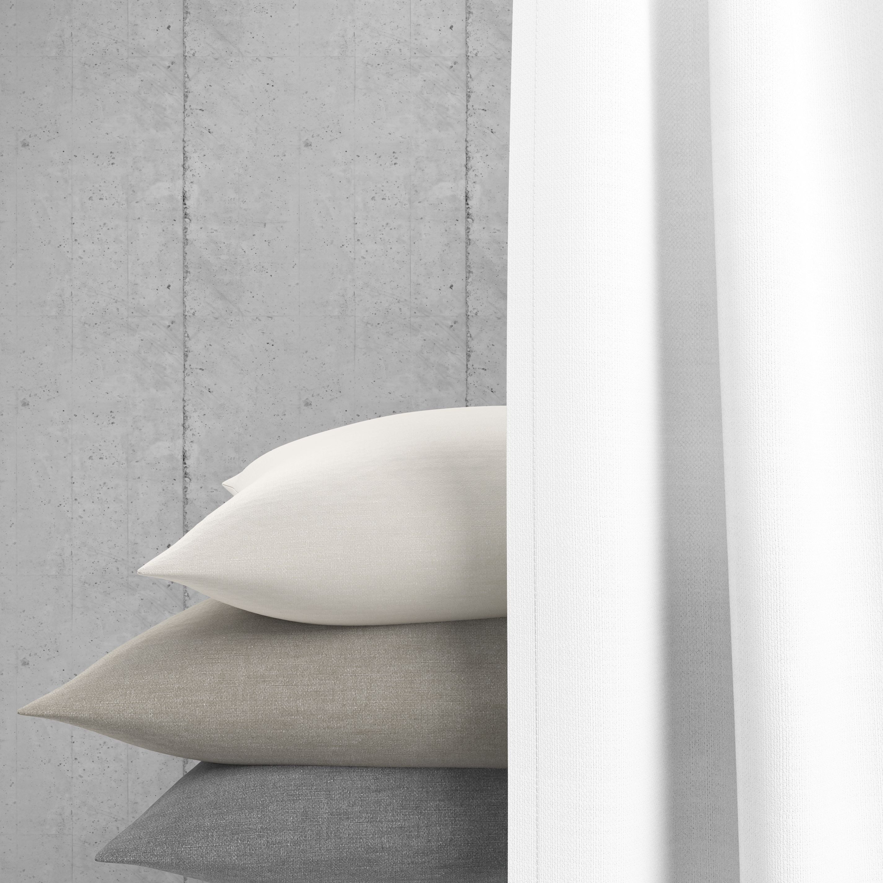 Neutex for you! Gordijn Linessa Sjaal met verborgen lussen, breedte 137 cm, op maat (1 stuk)