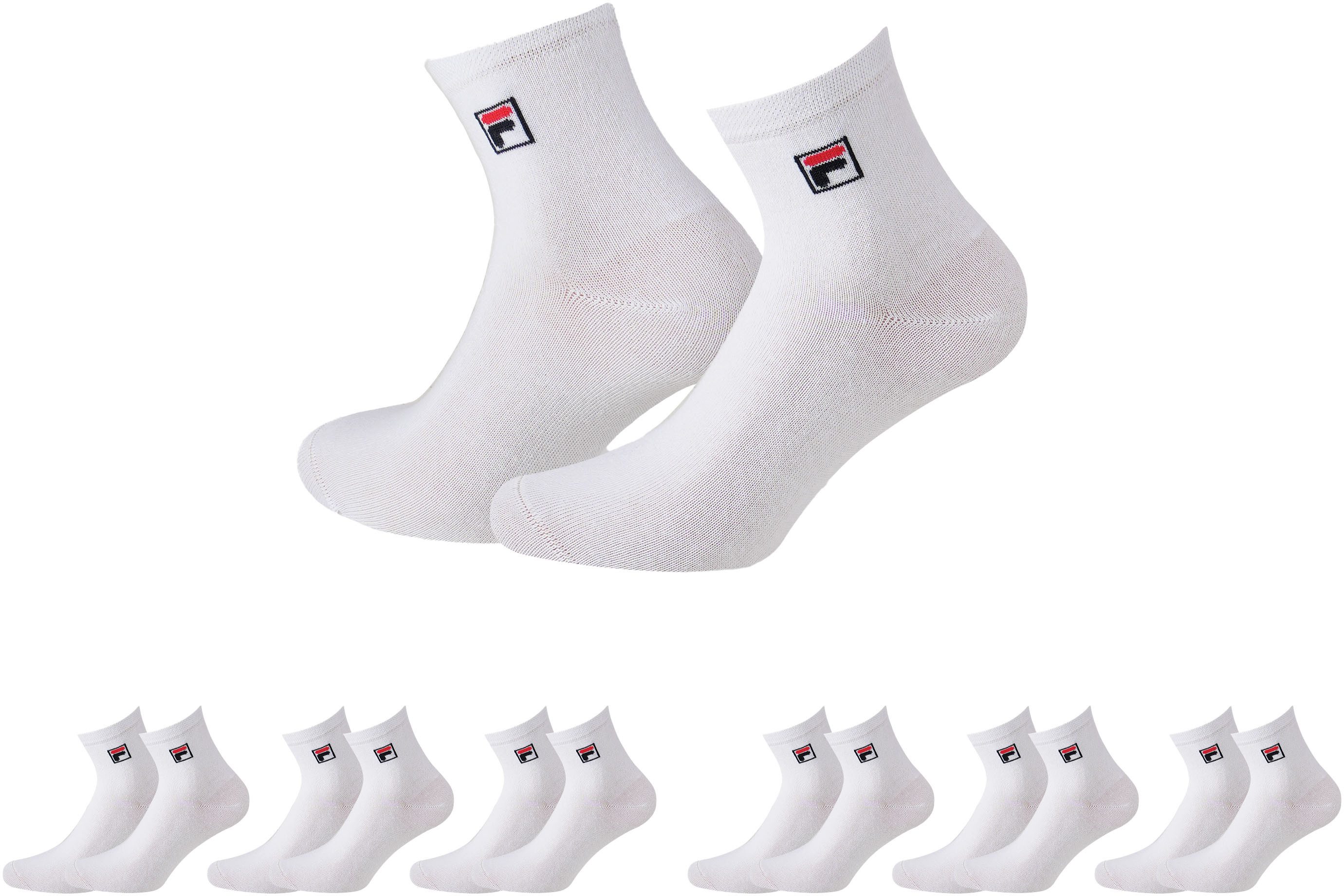 Fila Korte sokken UNISEX QUARTER PLAIN SOCKS (set, 6 paar)