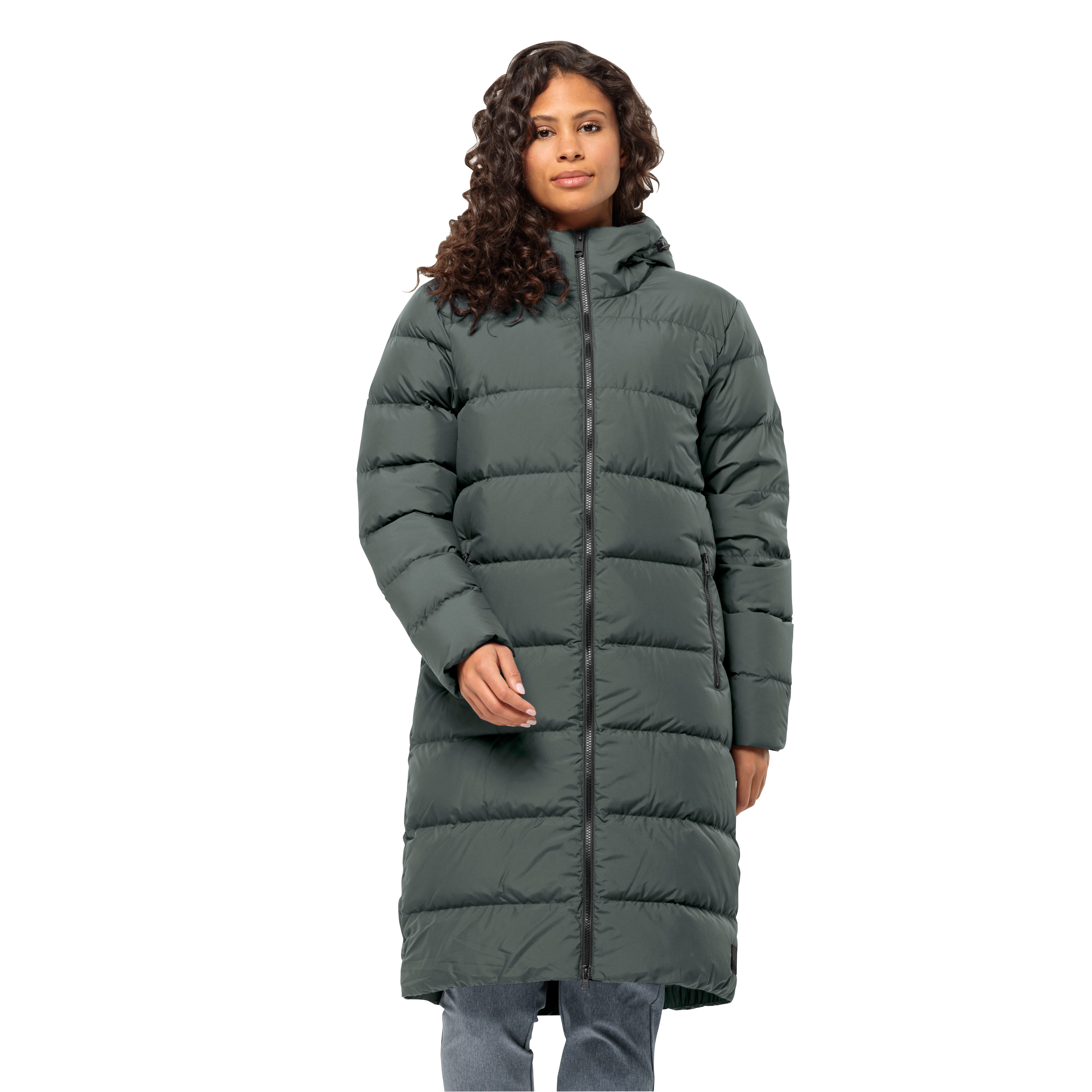 NU 20% KORTING: Jack Wolfskin Functionele jas FROZEN PALACE COAT W met een capuchon