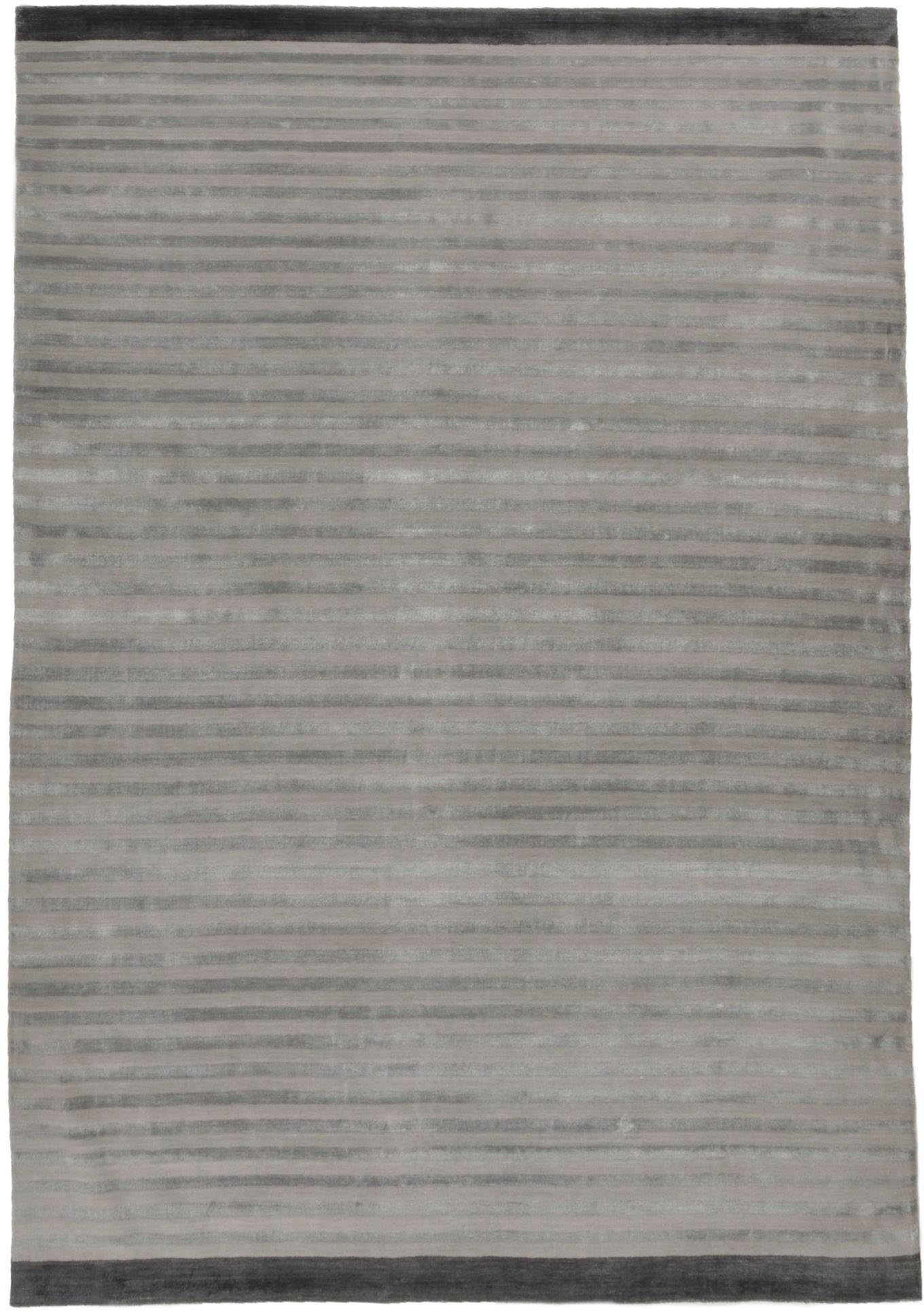 THEKO Vloerkleed Miami 3286 Handgeweven vloerkleed, gestreept, met de hand geweven, van viscose & wol