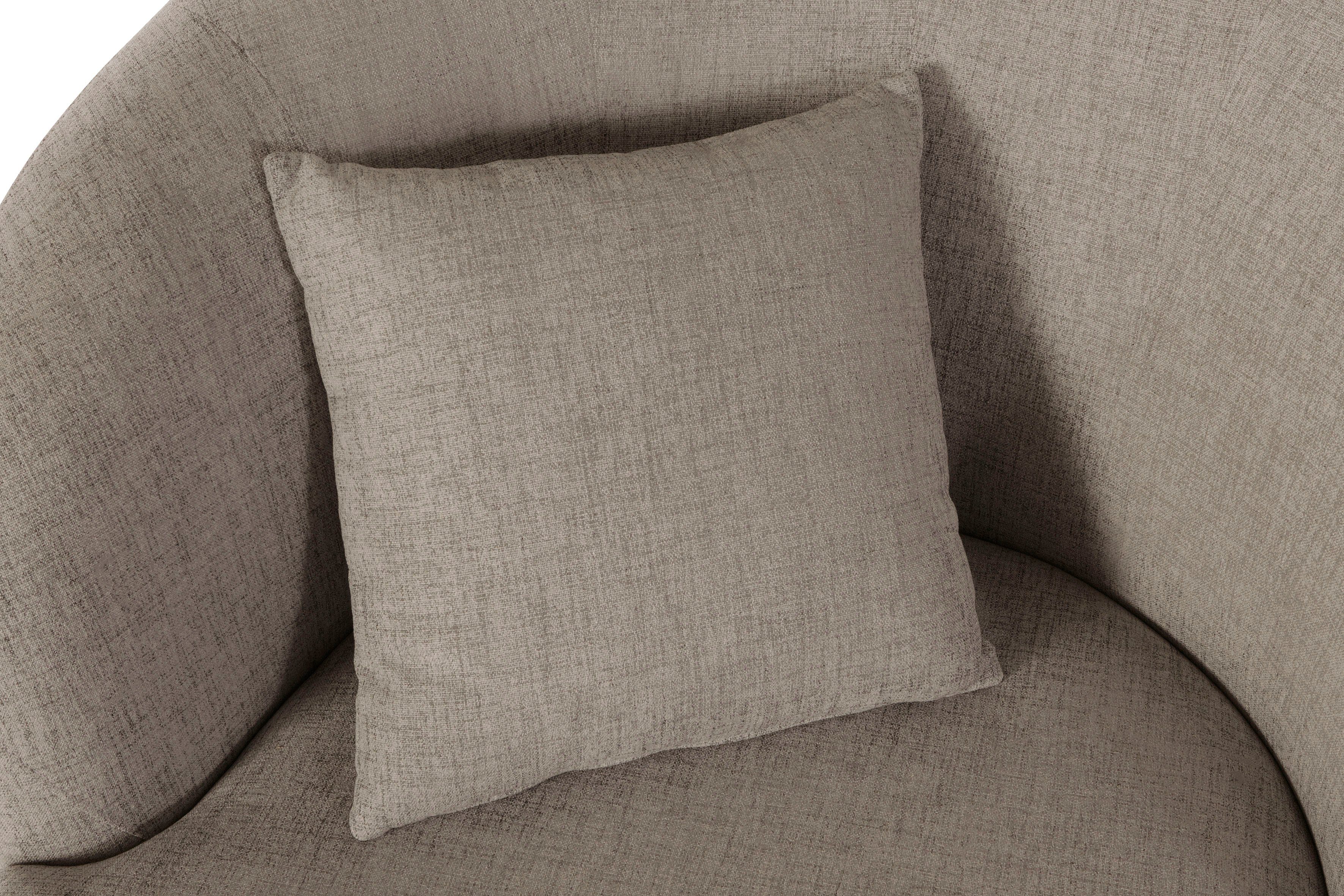 LeGer Home by Lena Gercke Draaibare fauteuil Dilara Stoel afgeronde rugleuning en front, in 3 stofkwaliteiten