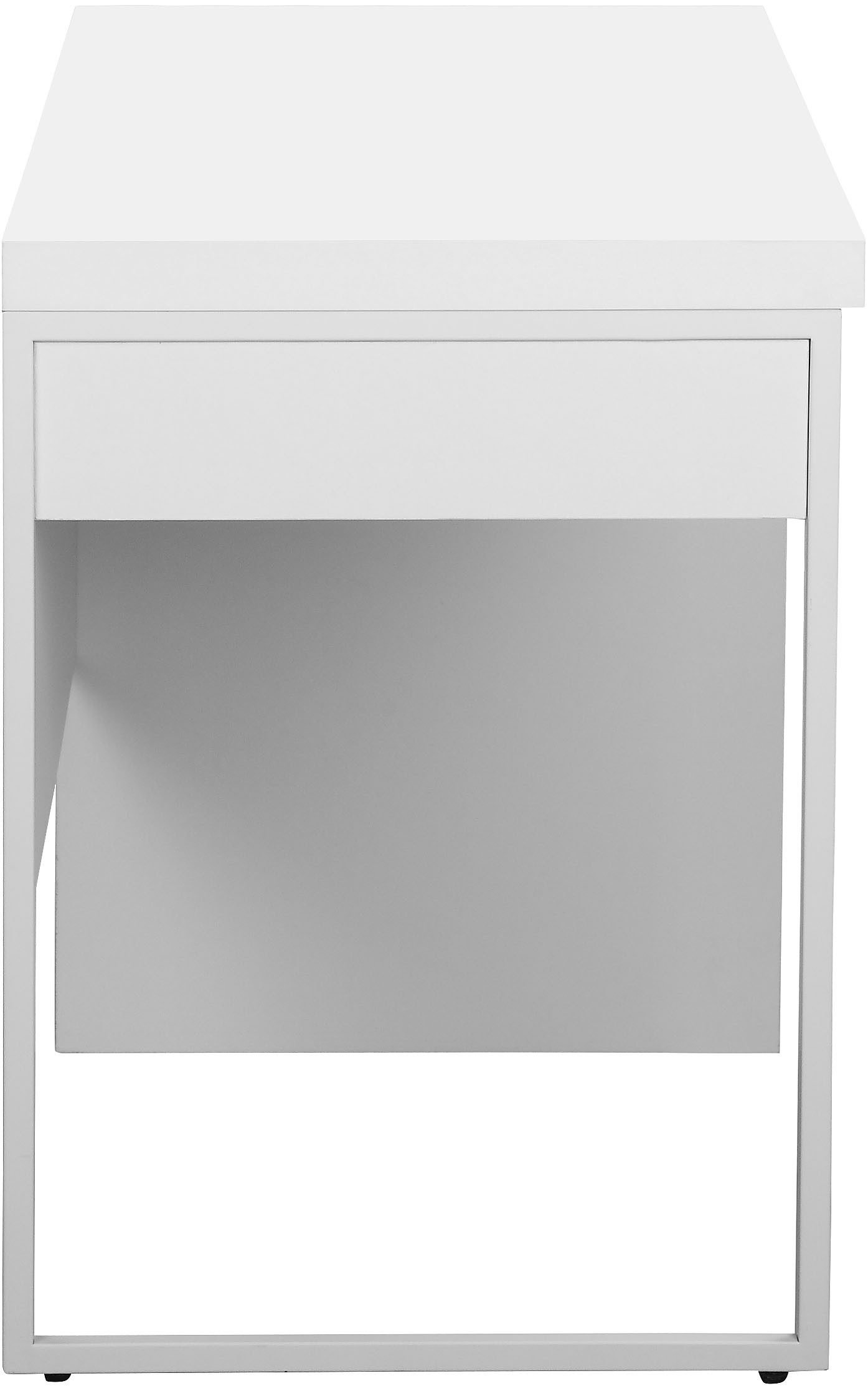 INOSIGN Bureau OAKLEY Lade, metalen geleider, spiegelbeeldig te monteren, breedte 120 cm