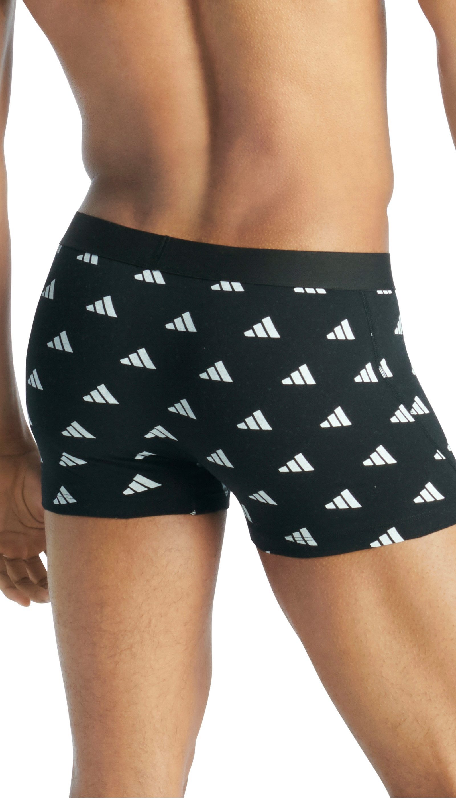 adidas Sportswear Trunk Active Flex Cotton met elastische logoband (Set van 3)