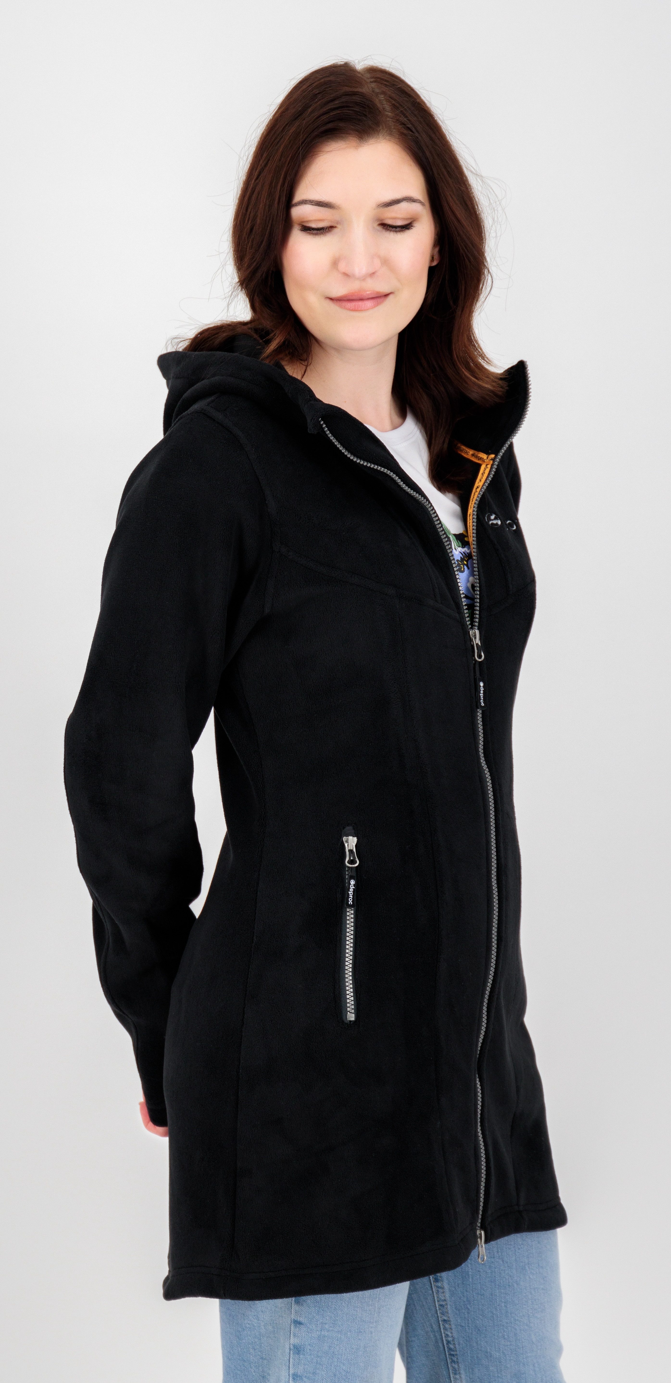 DEPROC Active Fleecejack WAWA PEAK met 2-wegritssluiting
