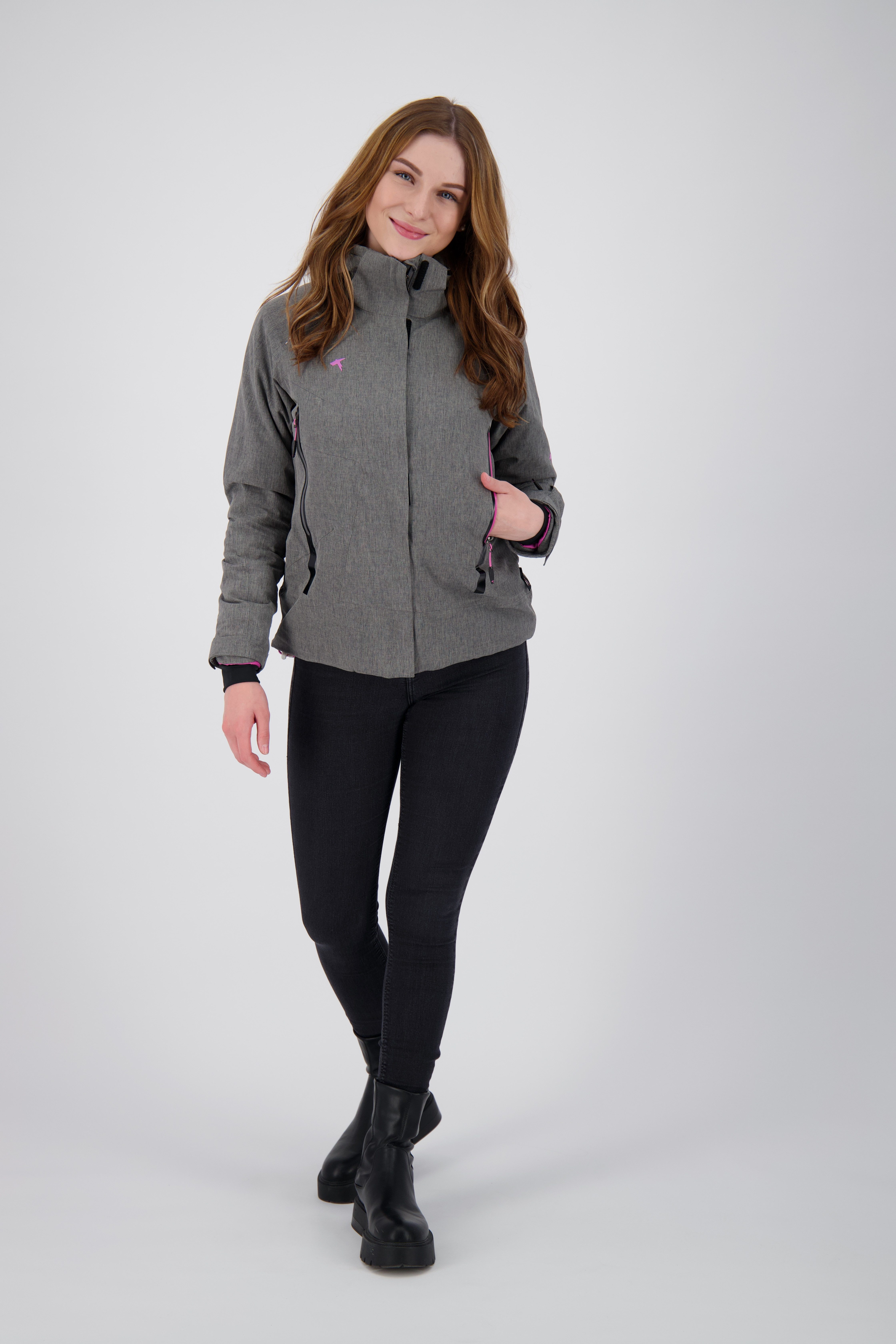 DEPROC Active Winterjack CALGARY WINTER Women zachte skijas in sportieve uitstraling