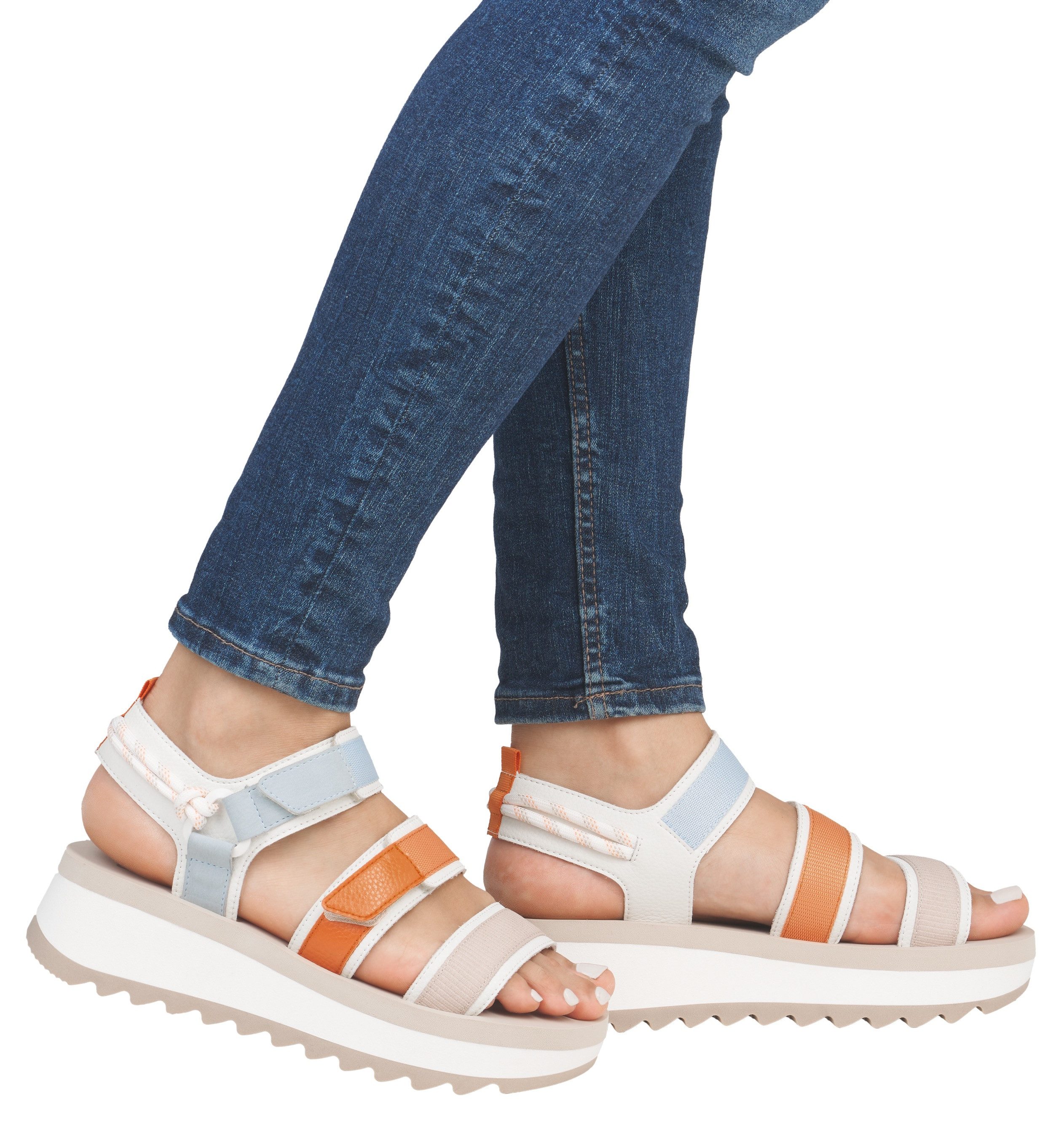 RIEKER Sport Plateausandalen ADELAIDE