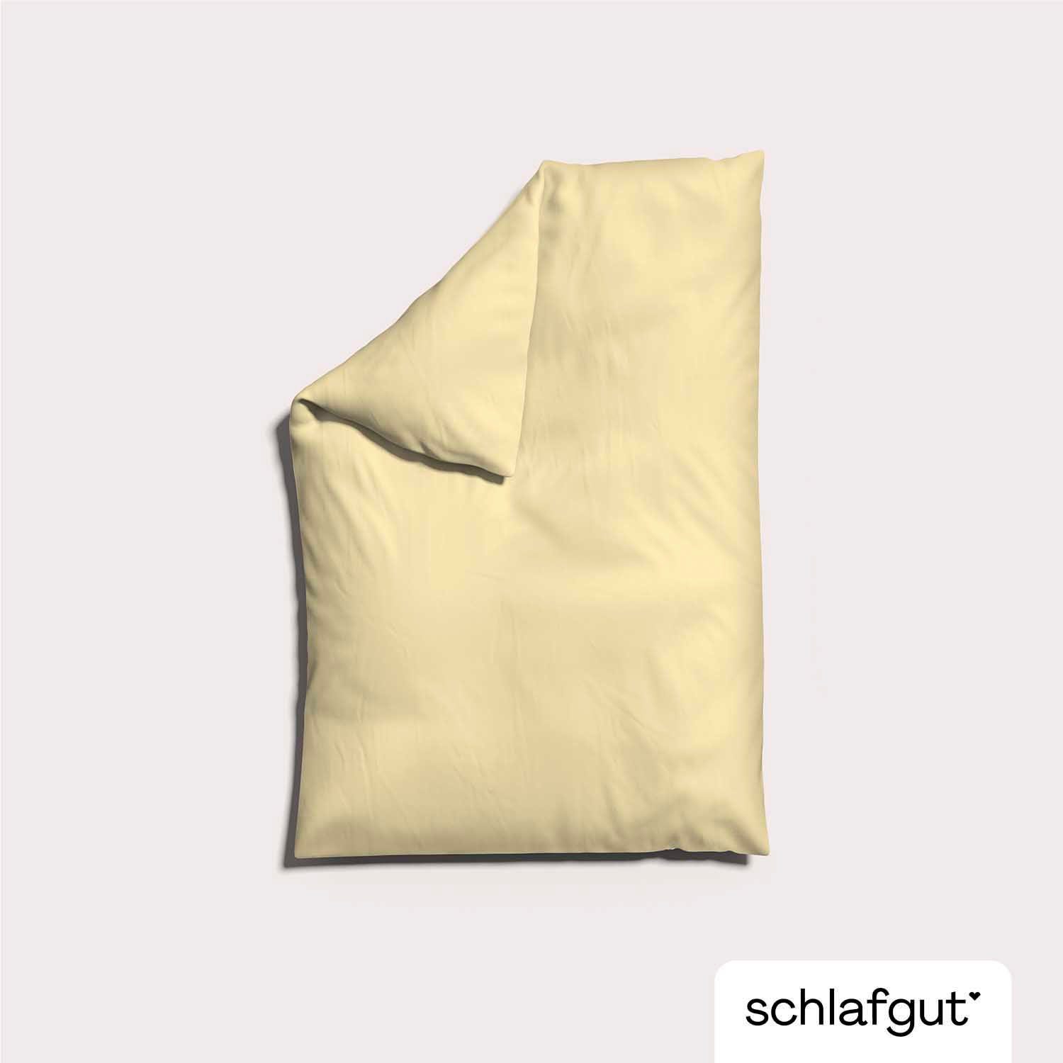 Schlafgut Dekbedovertrek Woven Satin bijzonder dicht geweven, mix & match: bijpassende kussenhoes verkrijgbaar (1 stuk)