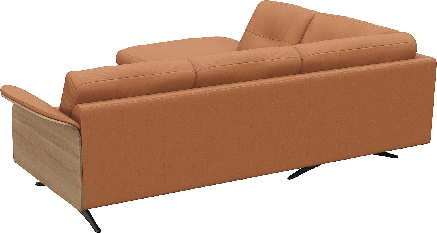 FLEXLUX Hoekbank Glow, super comfortabel door hoogwaardige zitconstructie met binnenvering, L-vorm