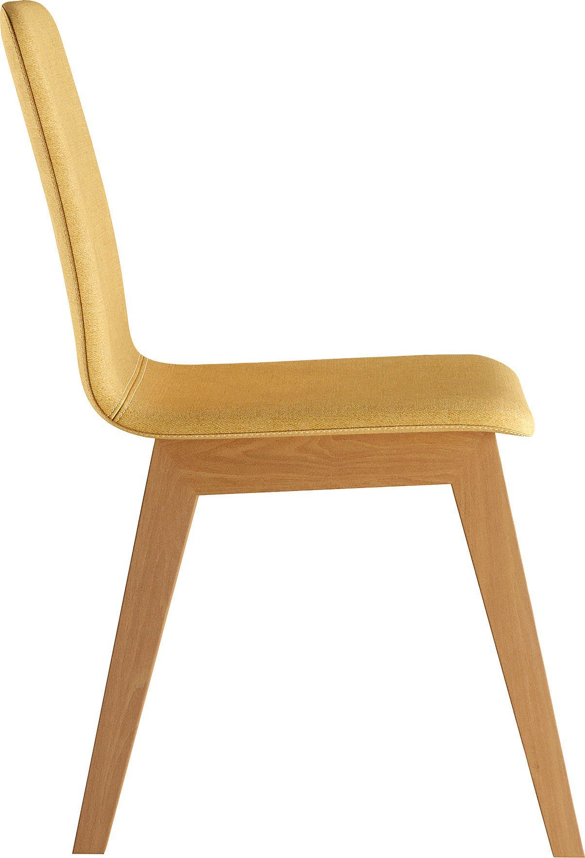 INOSIGN Stoel Sandy met verschillende stoelpootkleuren en kleurvarianten, zithoogte 47 cm (2 stuks)