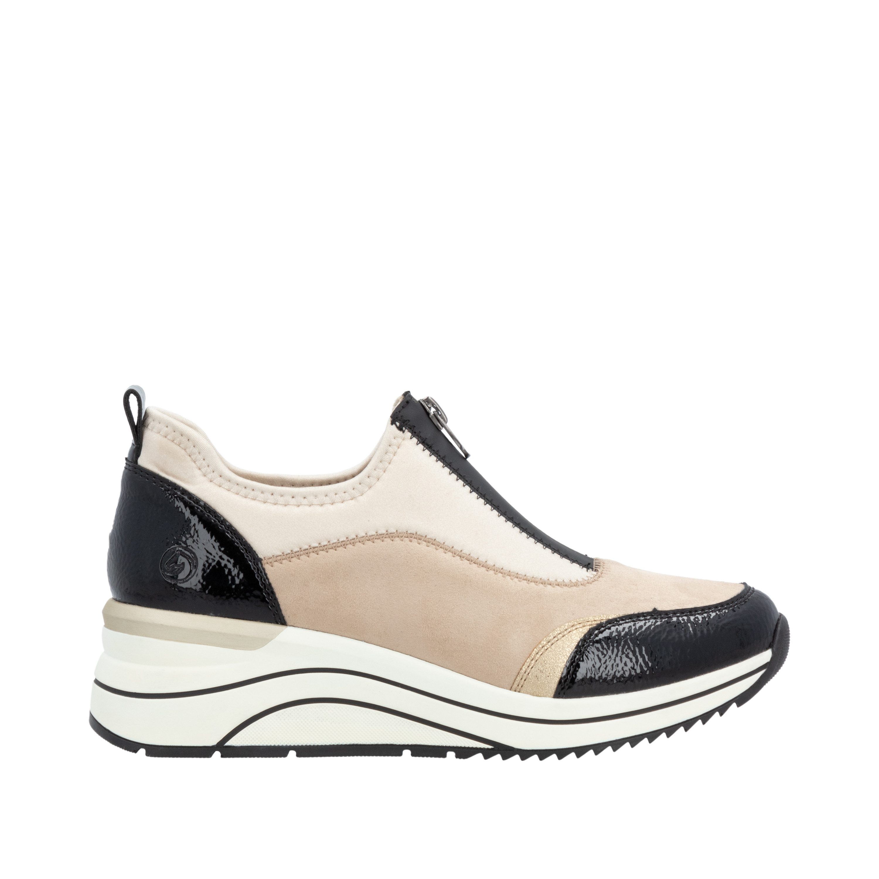 Remonte Slip-on sneakers Elisabeth Hurley-Collection , wedge sneaker, slipper, instapschoen, vrijetijdsschoen, vegan
