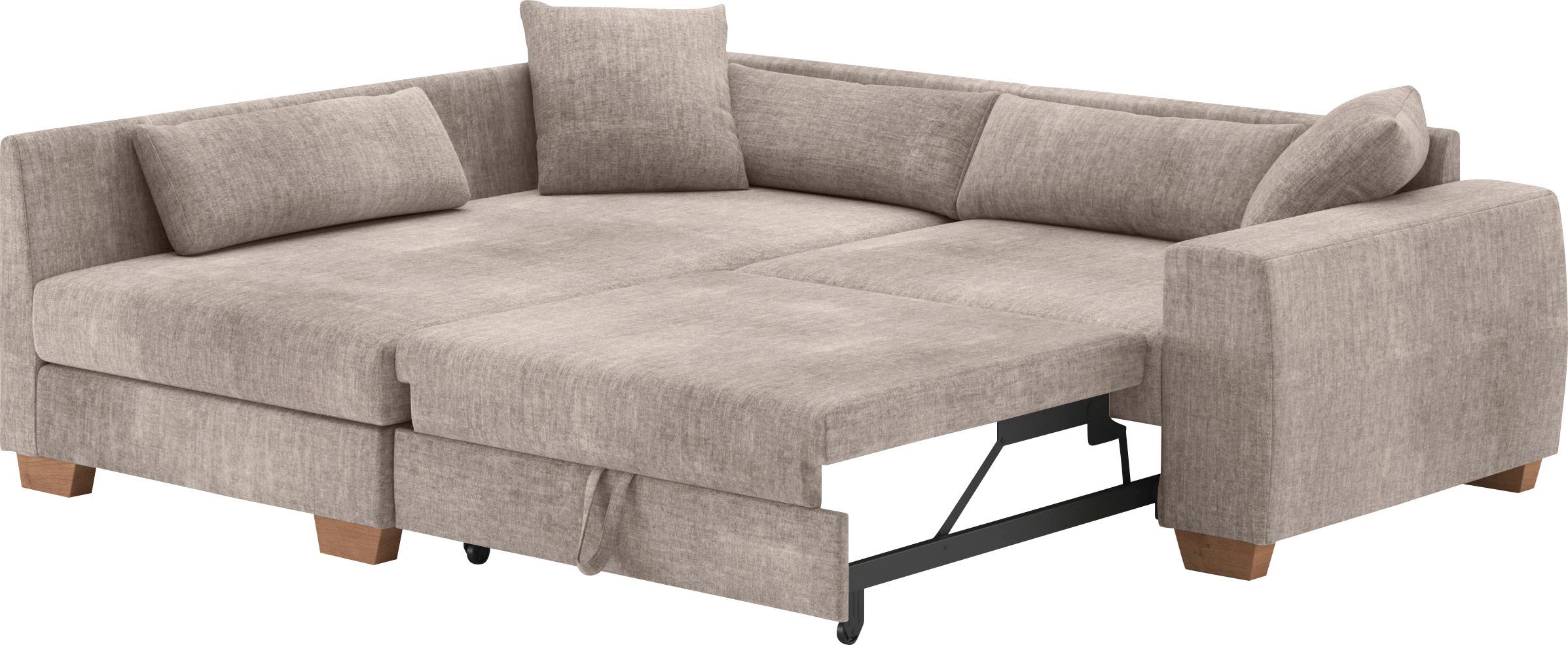 Mr. Couch Hoekbank Helena L-vorm Met pocketvering, optioneel met slaapfunctie en pocketvering
