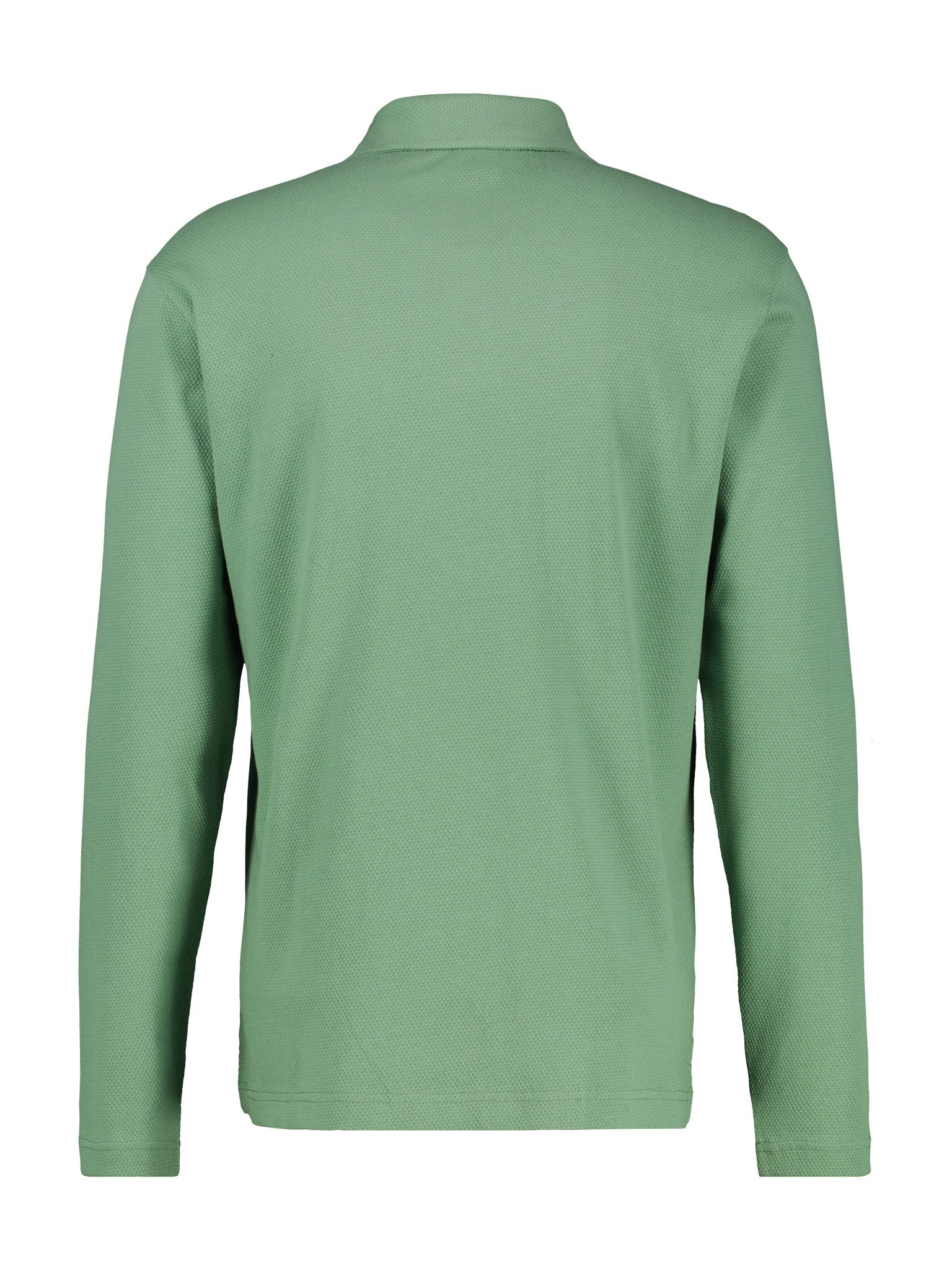 Lerros Poloshirt met lange mouwen met geborduurd logo