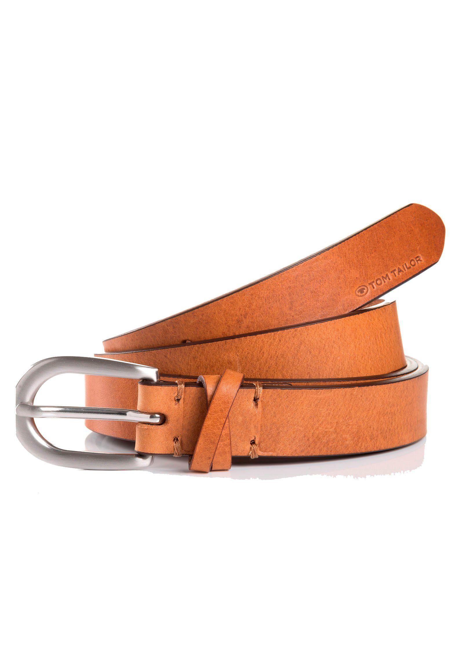 Tom Tailor Leren riem TTNELLY 2 cm brede damesriem, modieus veelzijdig