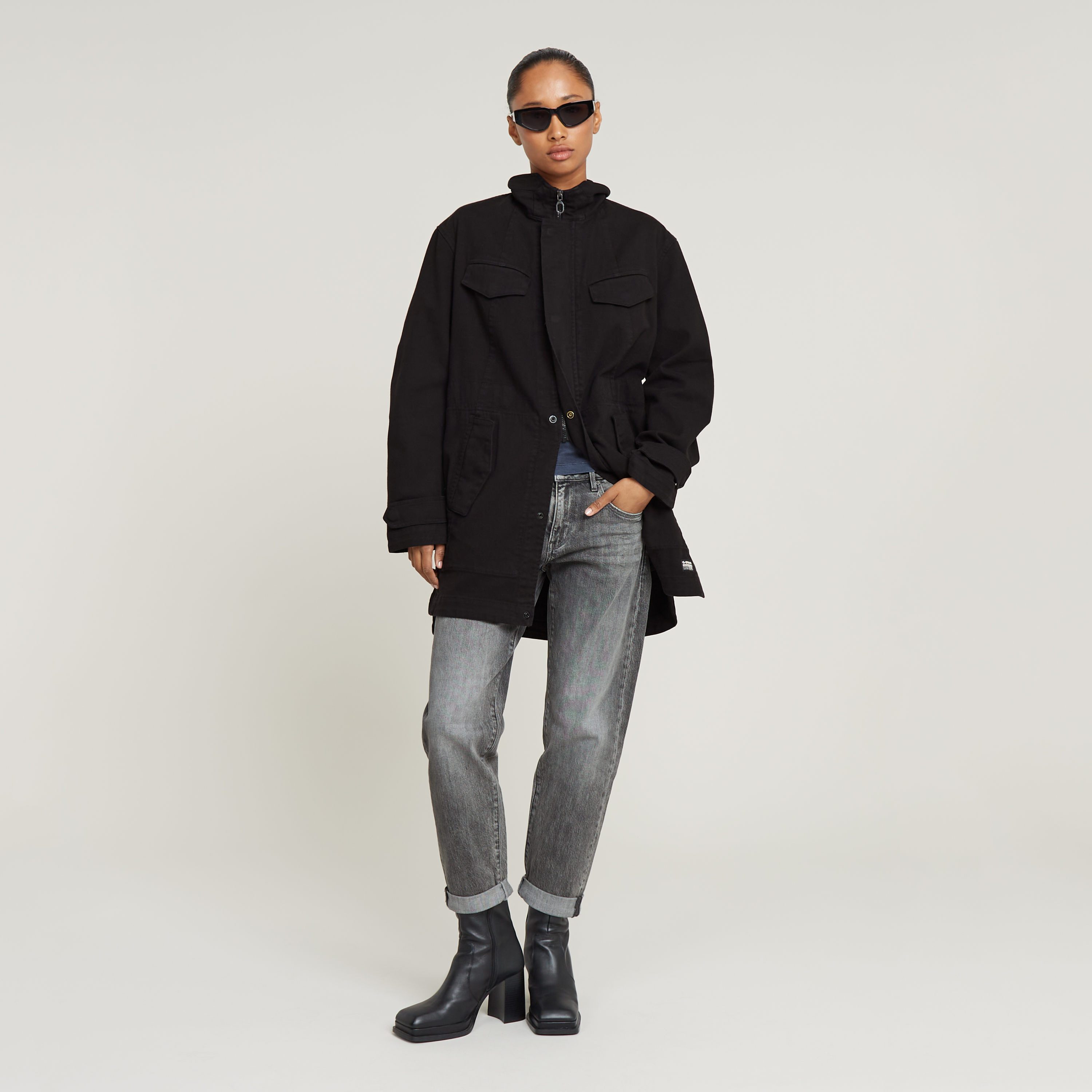 G-Star RAW Boyfriendjeans Kate Katoen-stretch denim kwaliteit voor meer draagcomfort