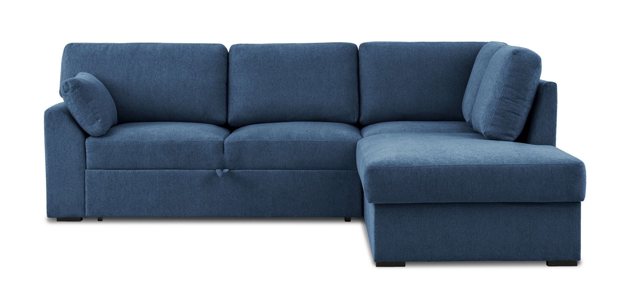 Home affaire Hoekbank Citry Breedte 242 cm, chenille, bedfunctie, bedlade, L-vorm