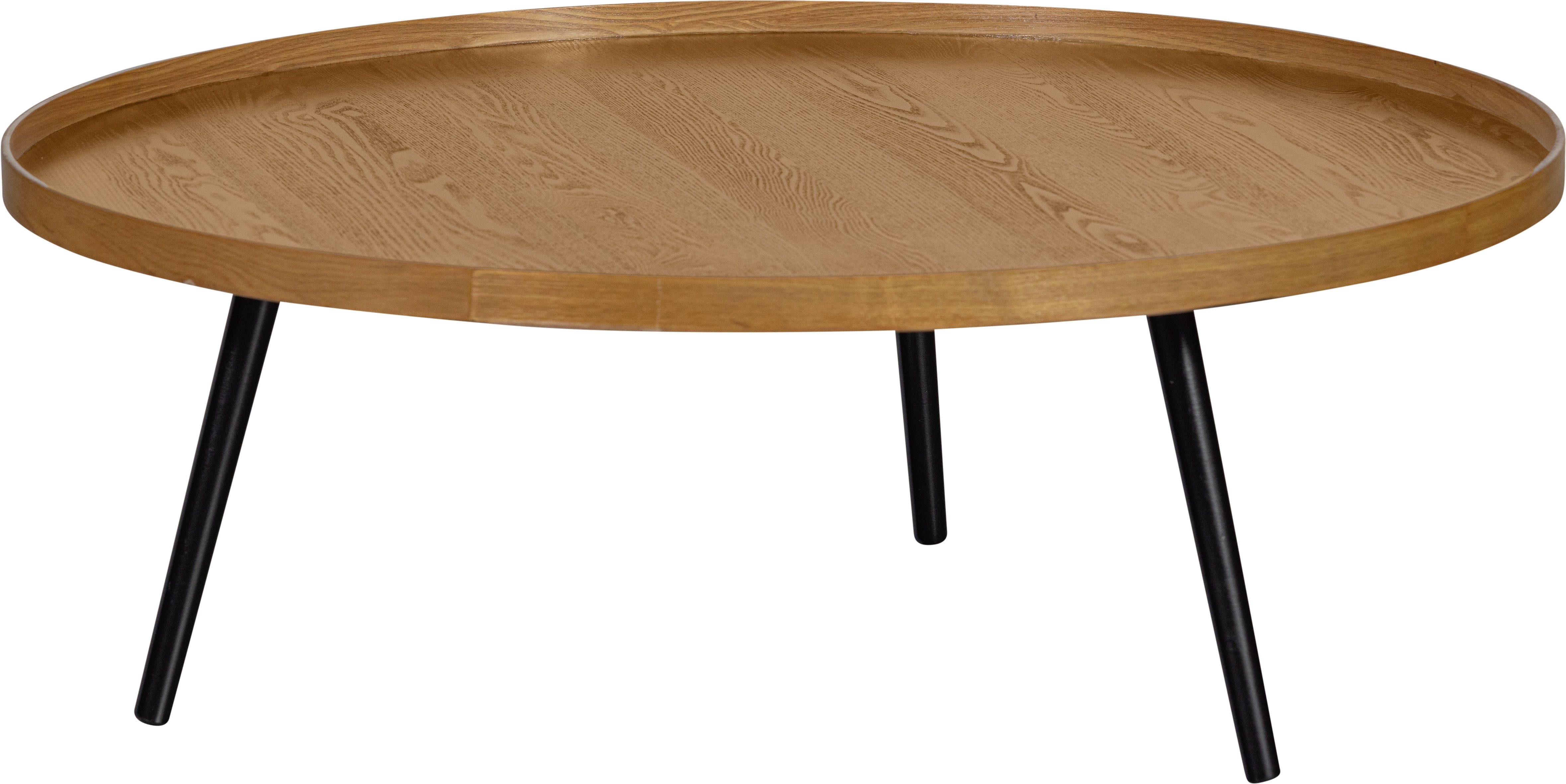 WOOOD Salontafel MESA ronde vorm, belastbaar tot 20 kg, h 36 cm x ø 100 cm salontafels beige