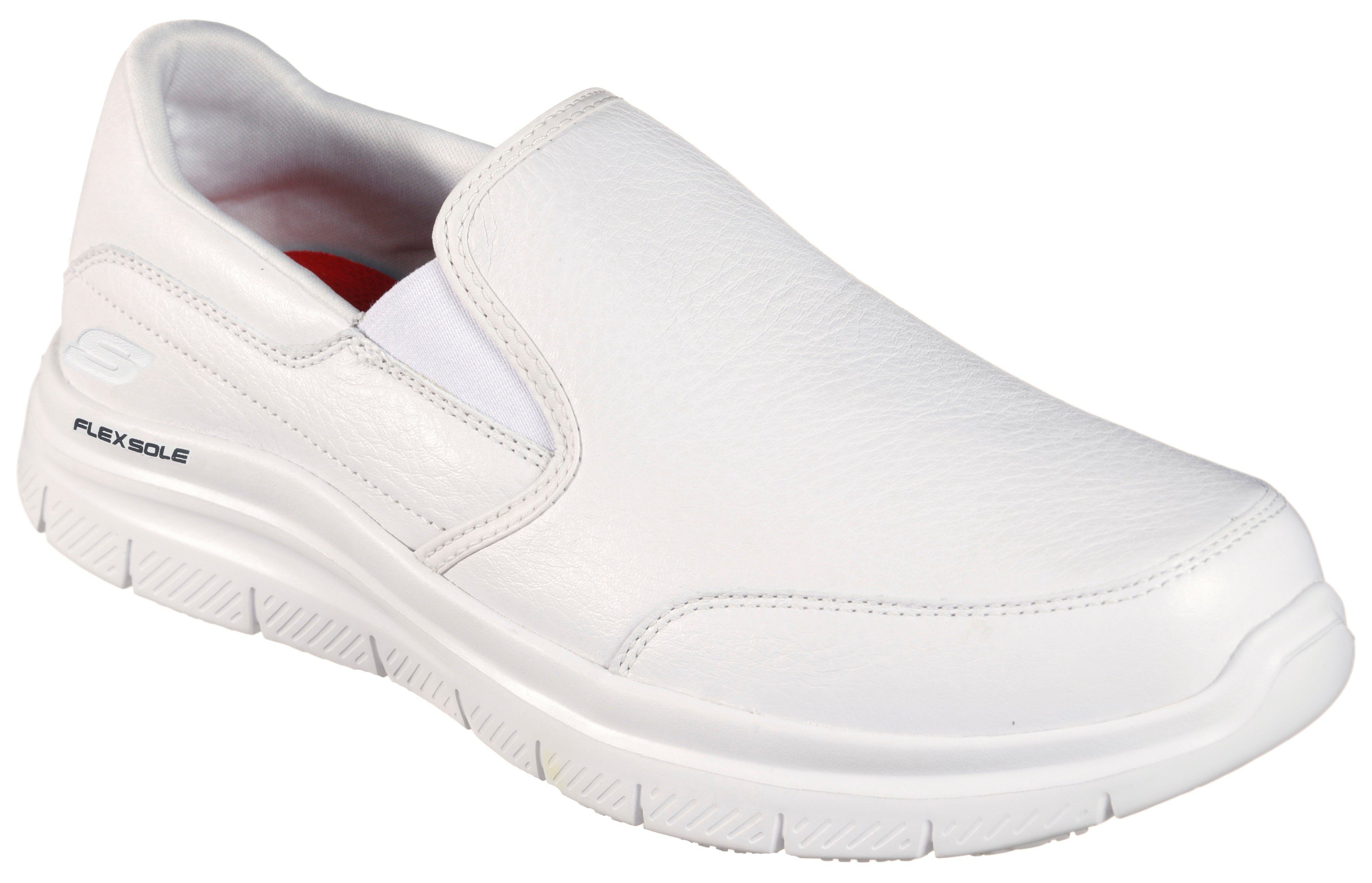 Skechers Werkschoenen FLEX ADVANTAGE SR Slipper voor horeca, zorg, ziekenhuis met stretchinzet