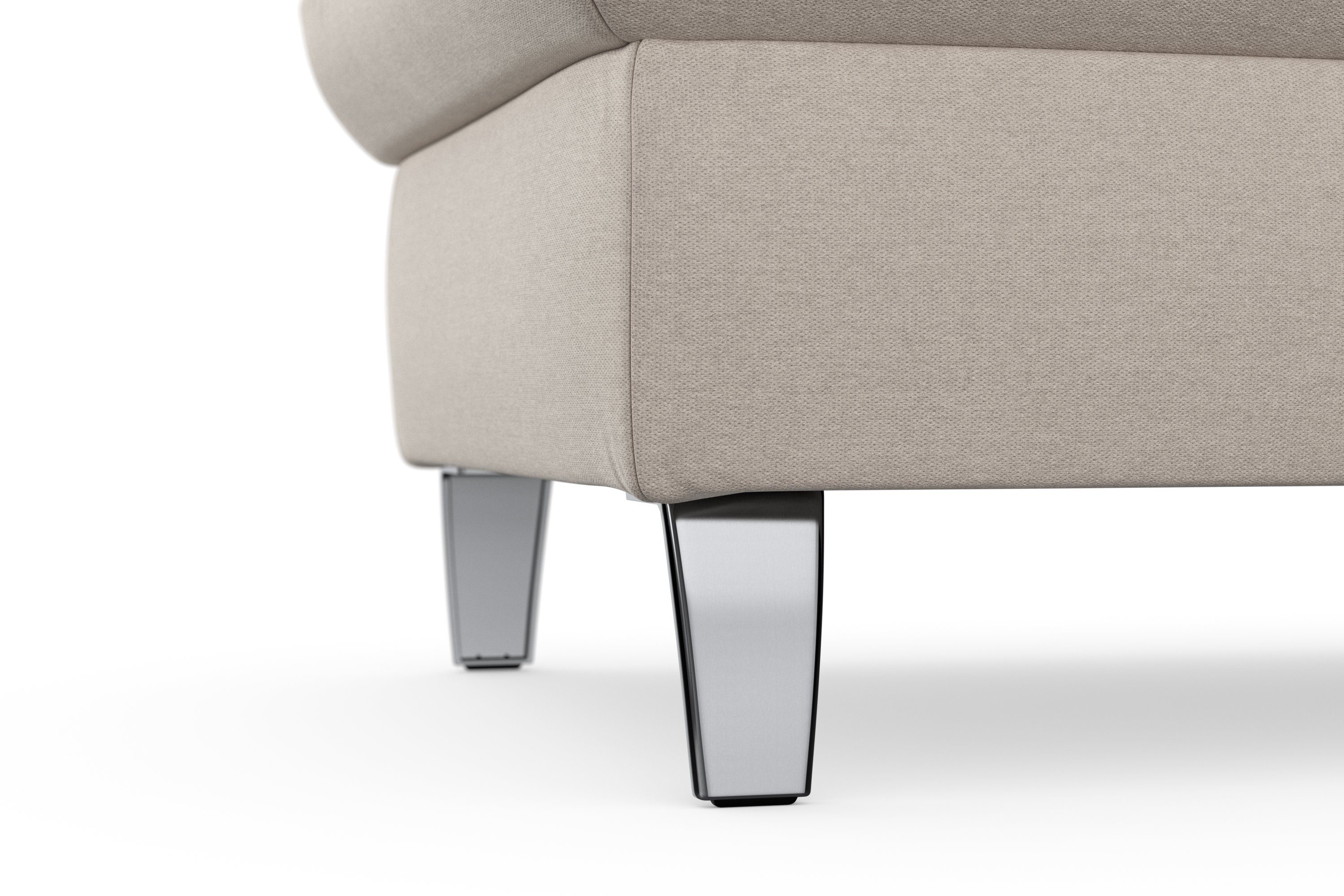 sit&more Hocker met bergruimte Maggiore met bergruimte en moderne metalen poten