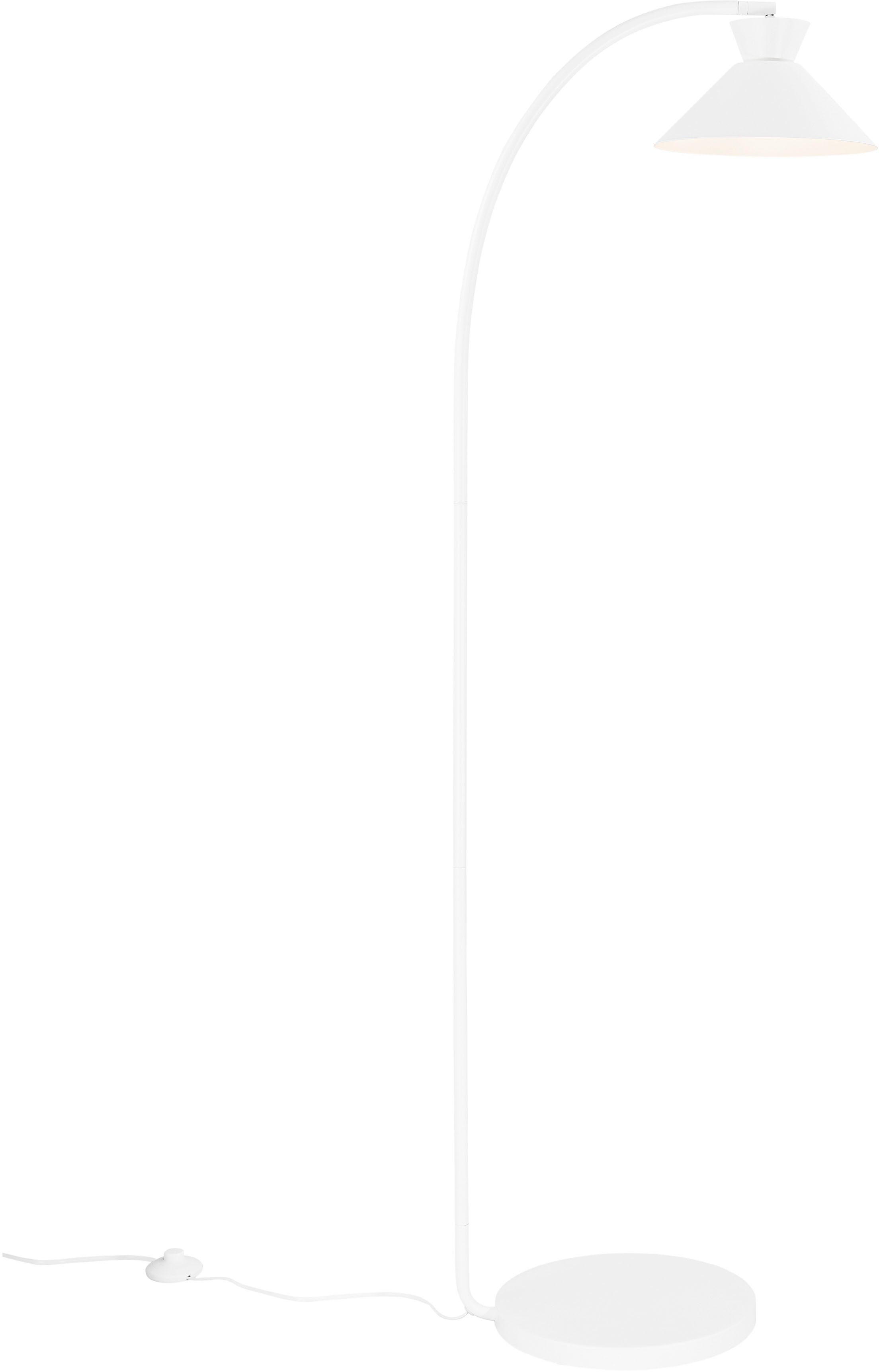 Nordlux Staande lamp Dial Noordse eenvoud met duidelijke lijnen, decoratief uplight-effect (1 stuk) vloerlampen wit
