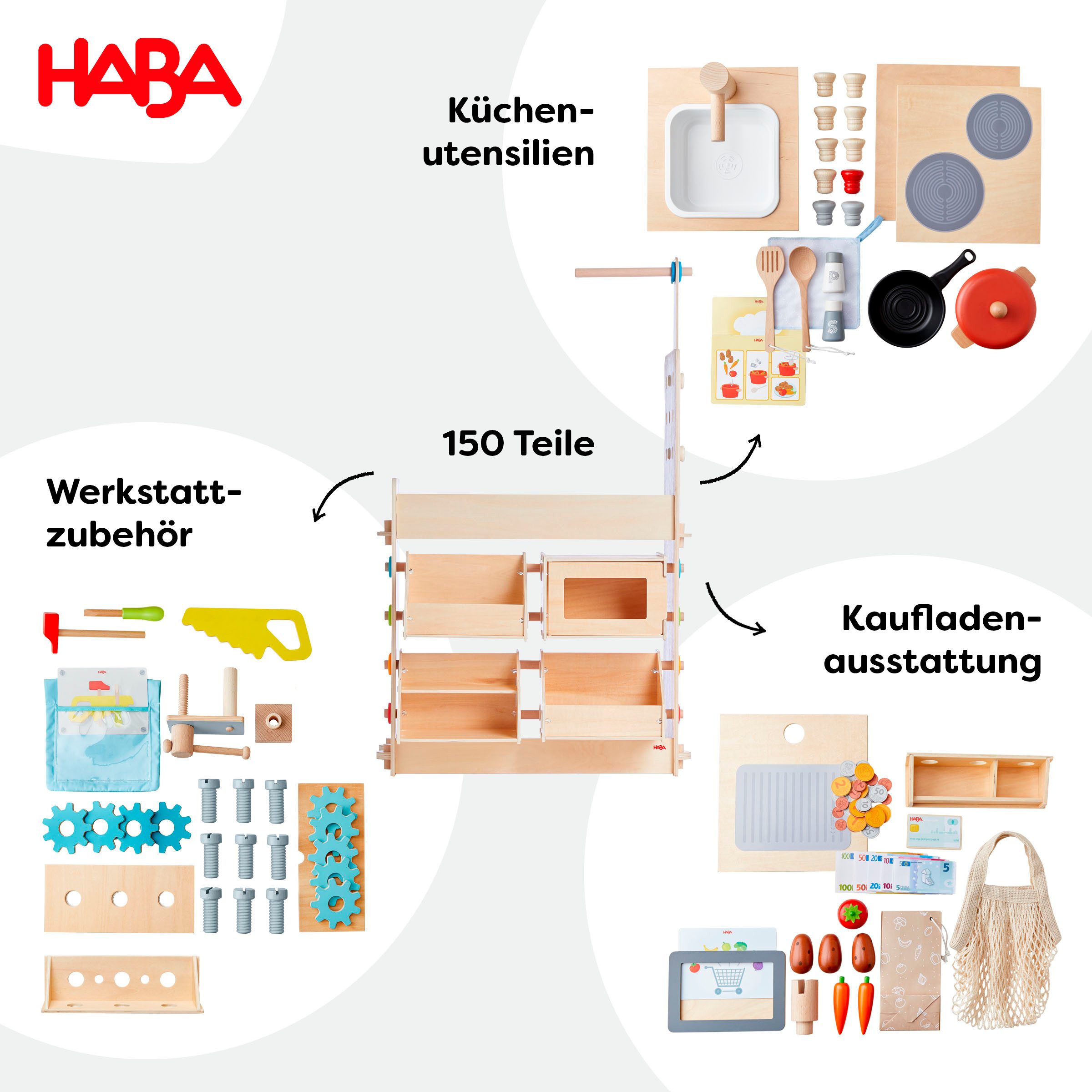 Haba Winkel Speelset Creatief Spelen 3 in 1