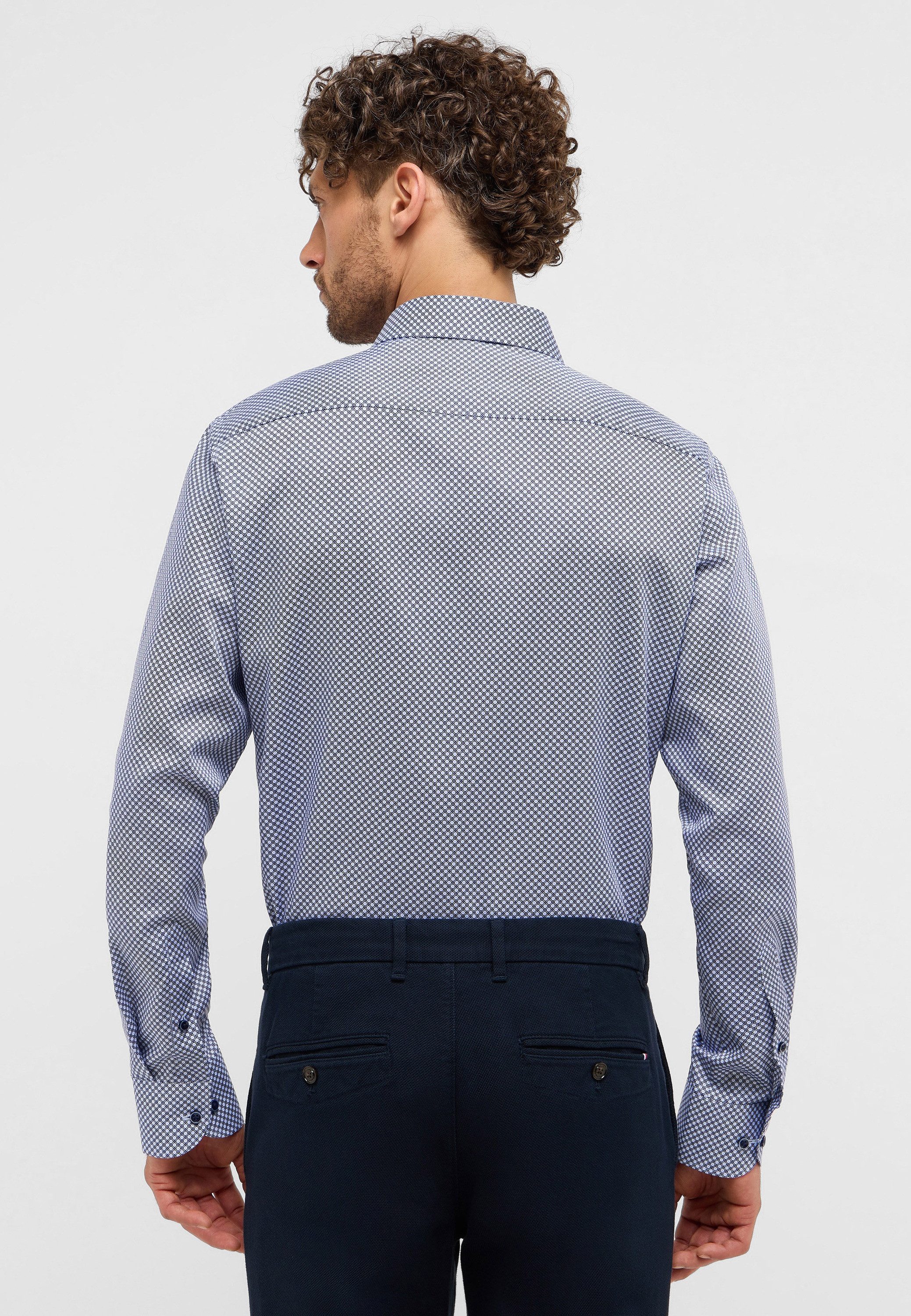 Eterna Overhemd met lange mouwen Slim fit NON IRON (strijkvrij)