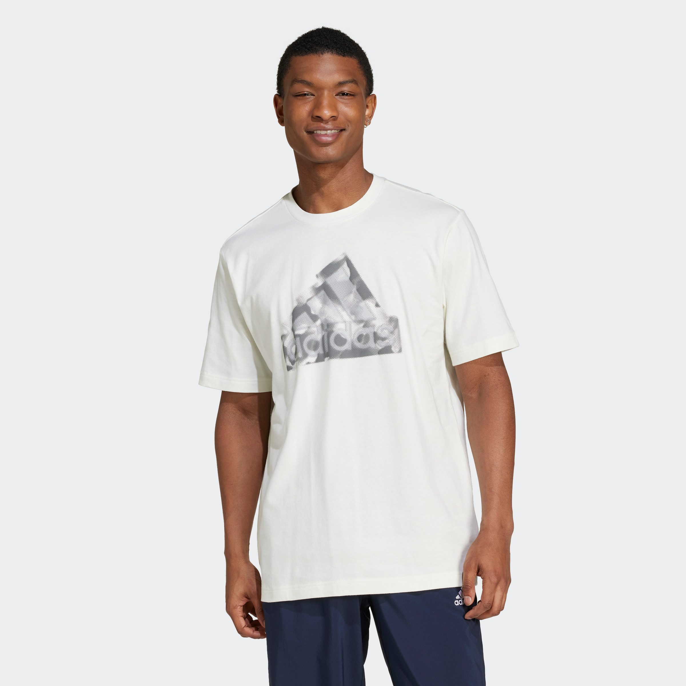 ADIDAS SPORTSWEAR T-shirt met labelprint