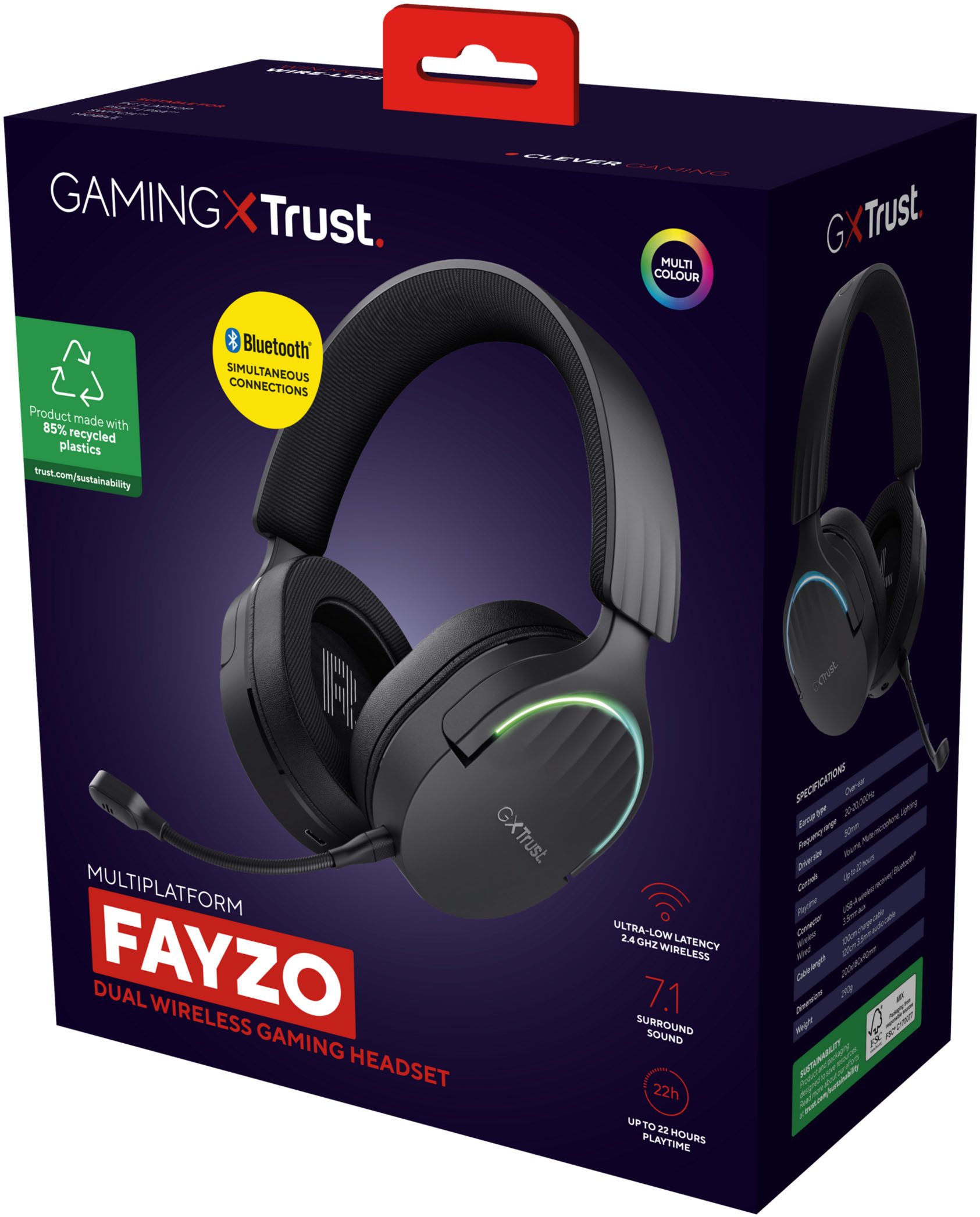 Trust Gaming-headset GXT491 Fayzo