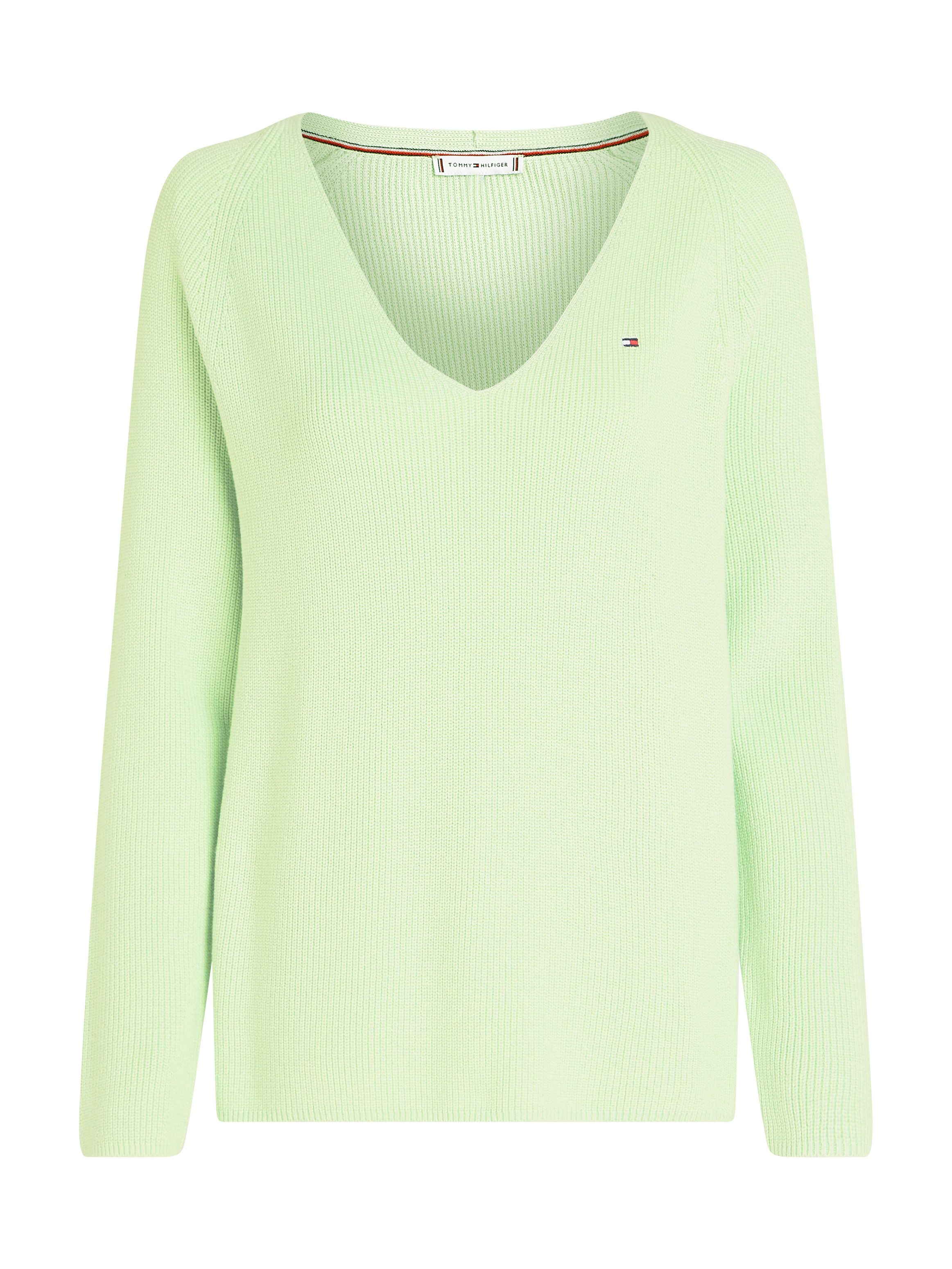 Tommy Hilfiger Gebreide trui CO CARDI FINE GG LS BOAT-NK SWT