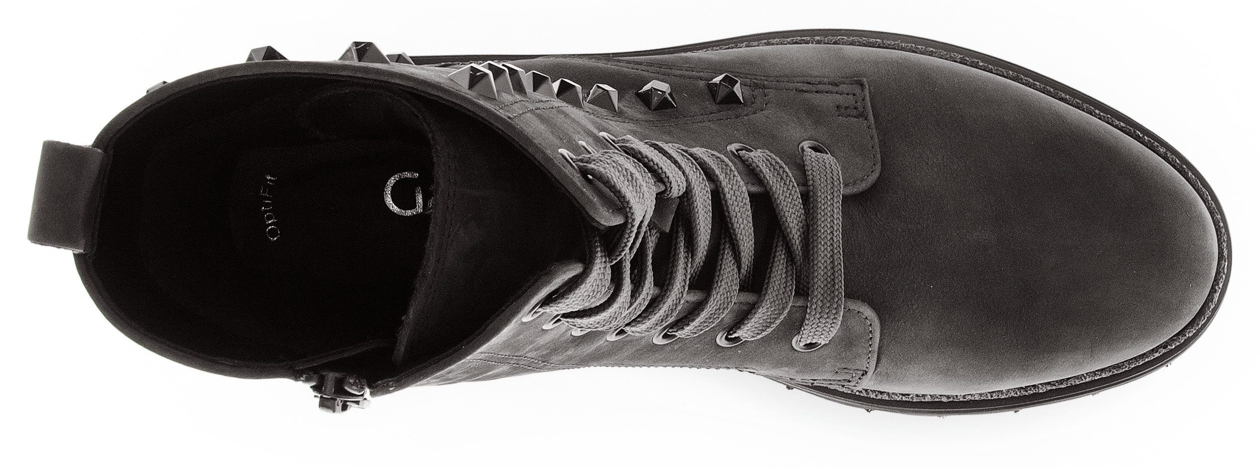 Gabor Veterschoenen Florence blokhak, veterschoen, comfort schoen in breedte g (= breed)