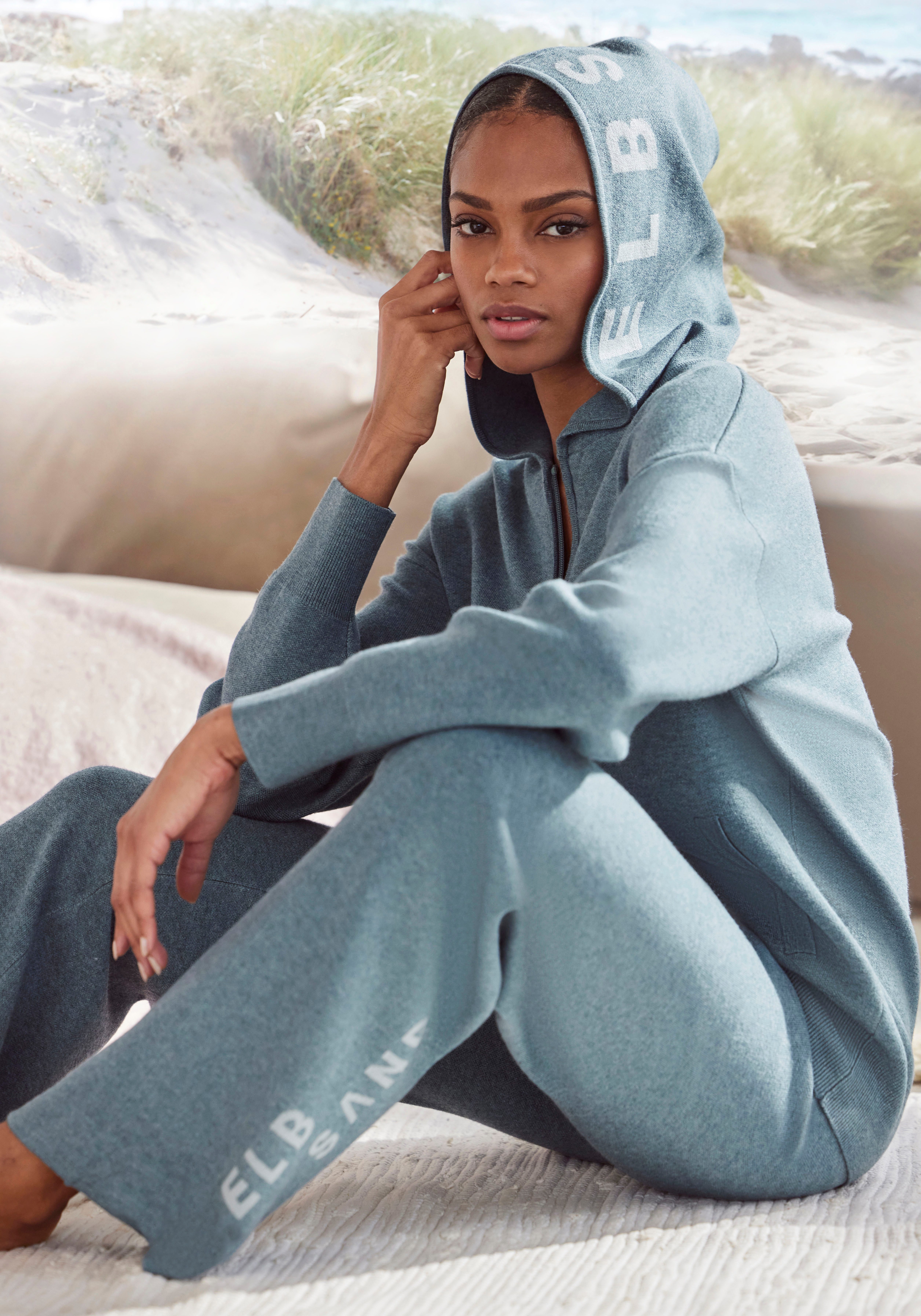 Elbsand Tricotbroek Loungebroek relaxbroek van zacht hoogwaardig breiwerk loungewear