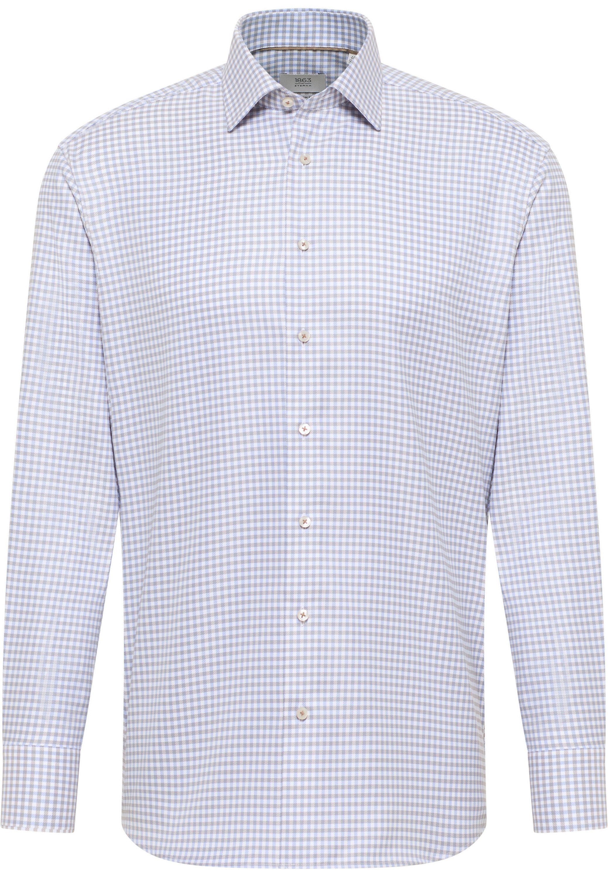 Eterna Overhemd met lange mouwen MODERN FIT NON IRON (strijkvrij)