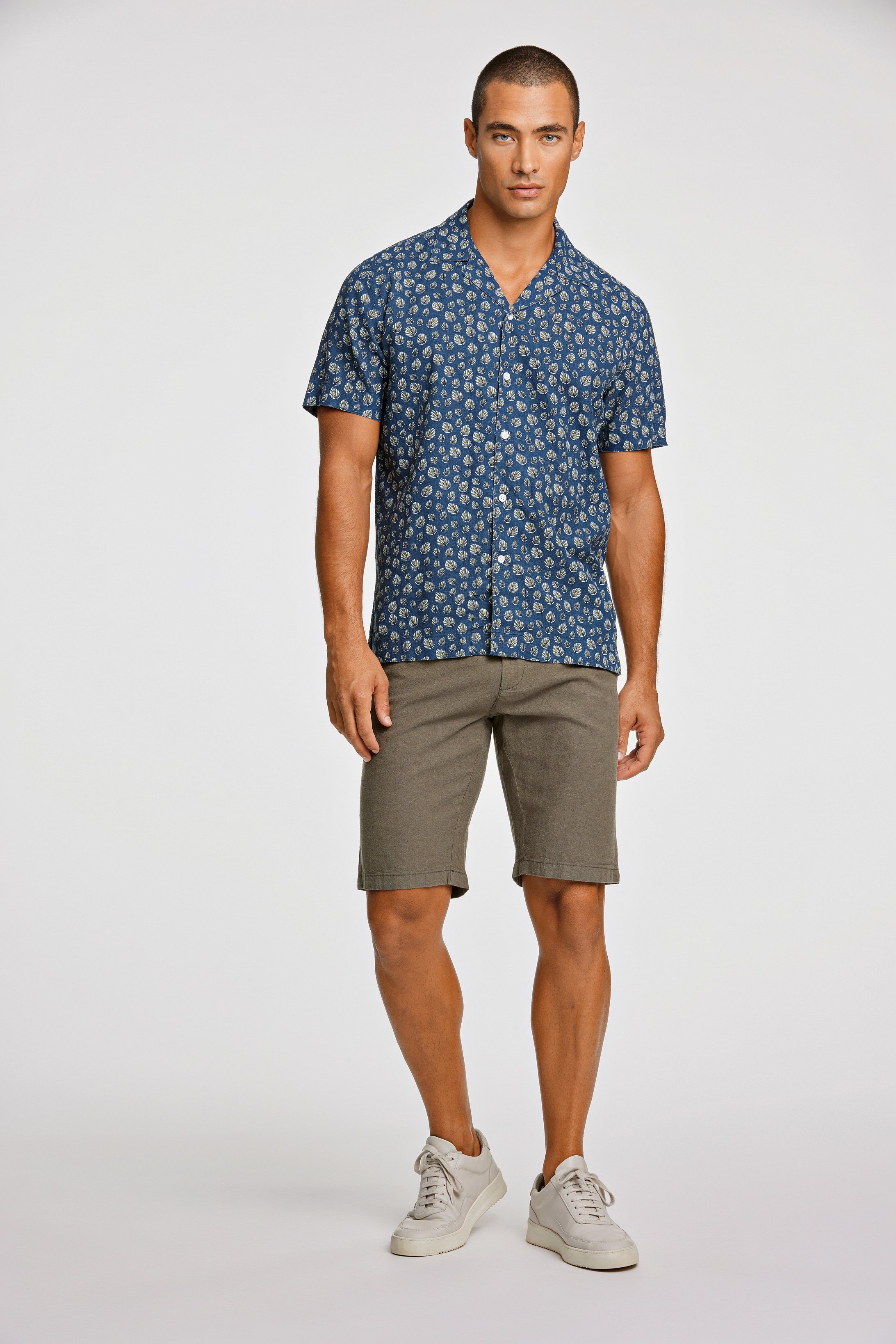 LINDBERGH Chino-short met linnen