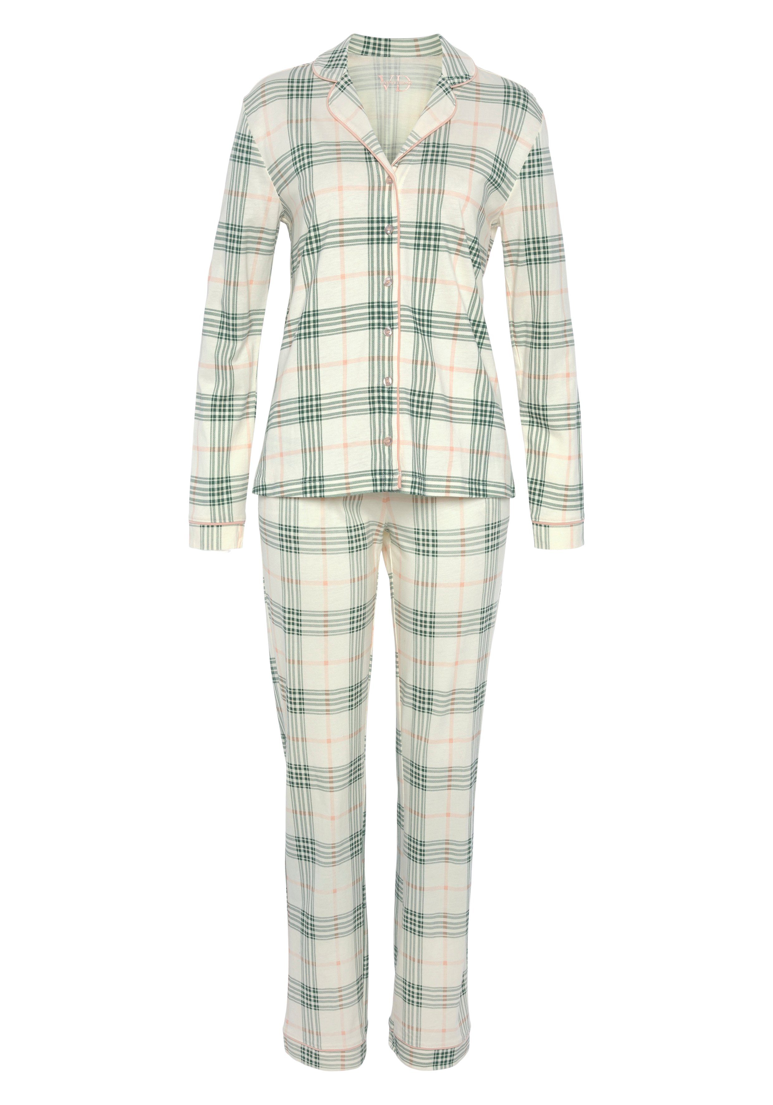 Vivance Dreams Pyjama in klassiek model (2-delig)