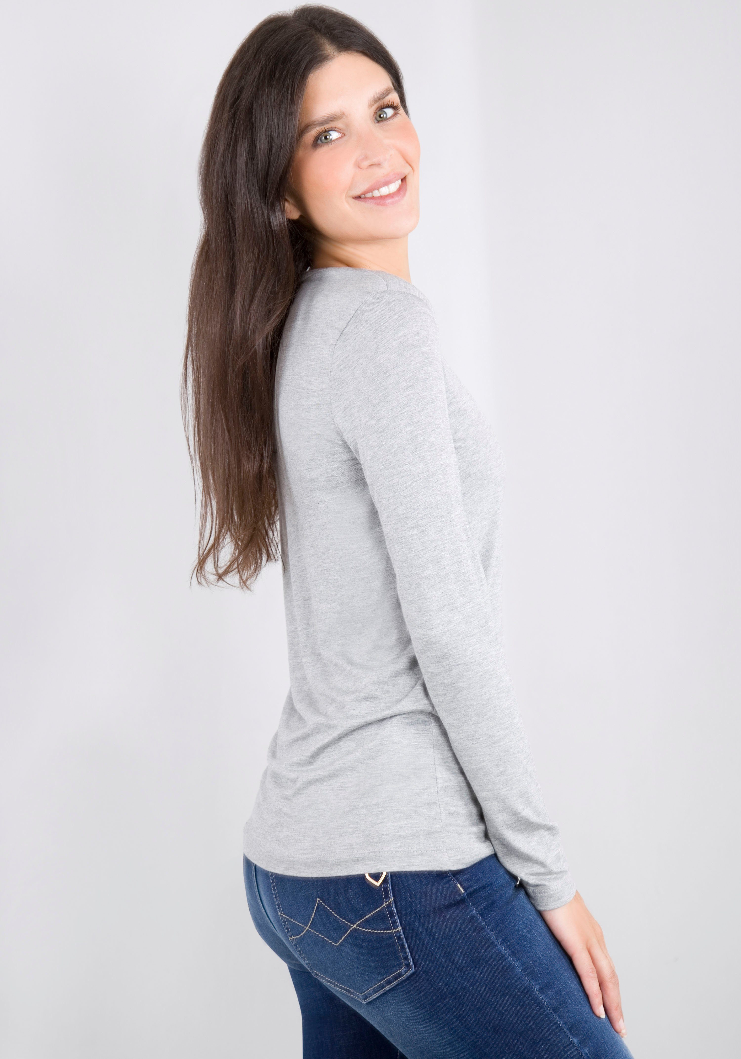 Please Jeans Shirt met lange mouwen