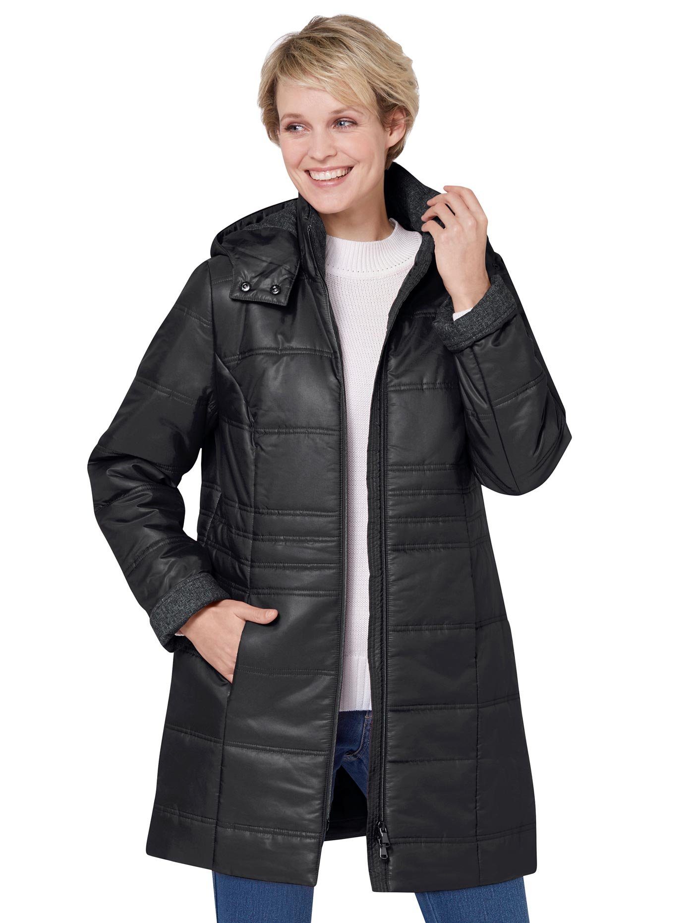 Classic Basics Lang jack dames lange jassen maat 38