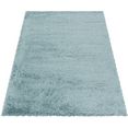 ayyildiz teppiche hoogpolig vloerkleed fluffy 3500 robuuste lange pool, ideaal voor woonkamer en slaapkamer blauw